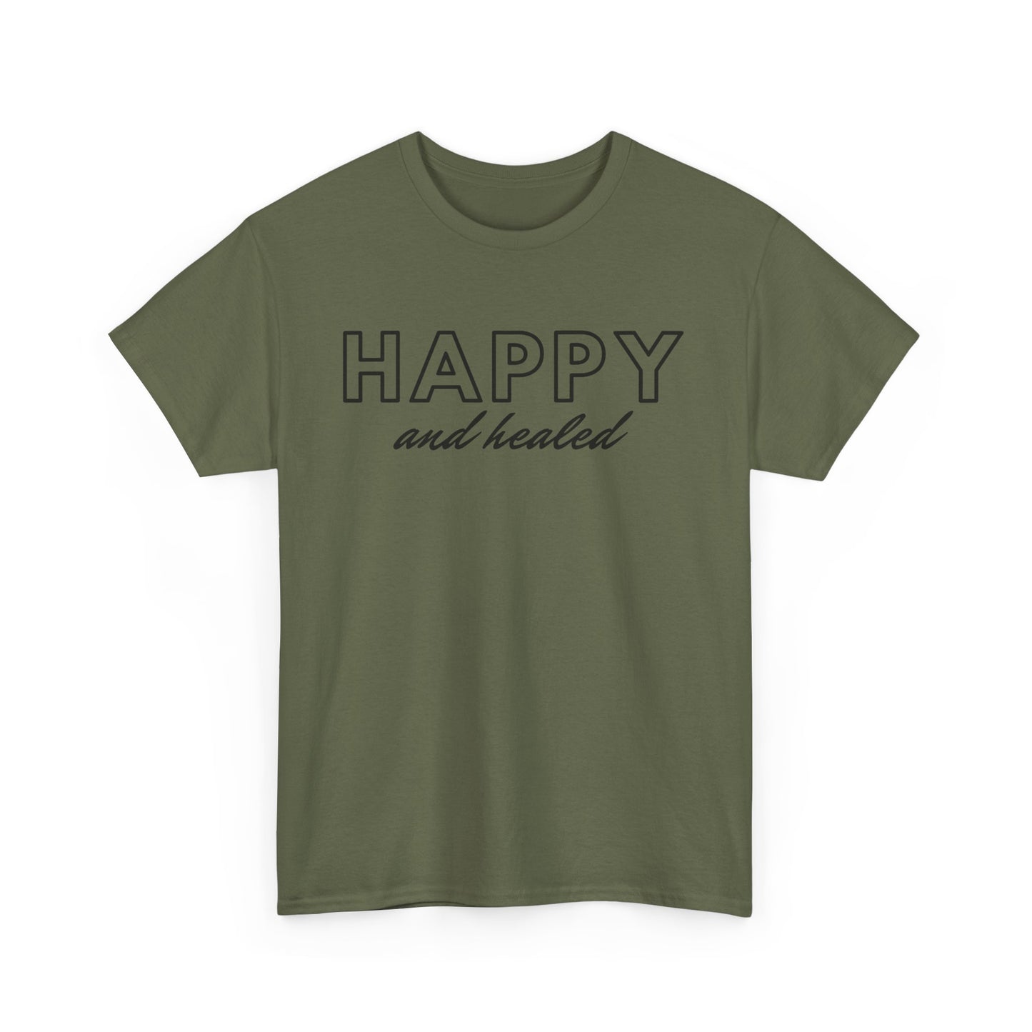 Happy and Healed - Unisex Heavy Cotton Tee
