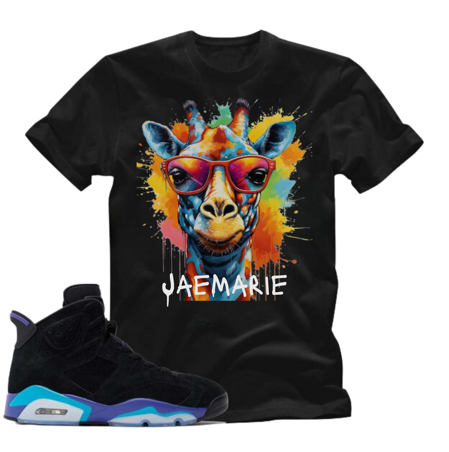 JaeMarie Giraffe - Unisex Short Sleeve Tee