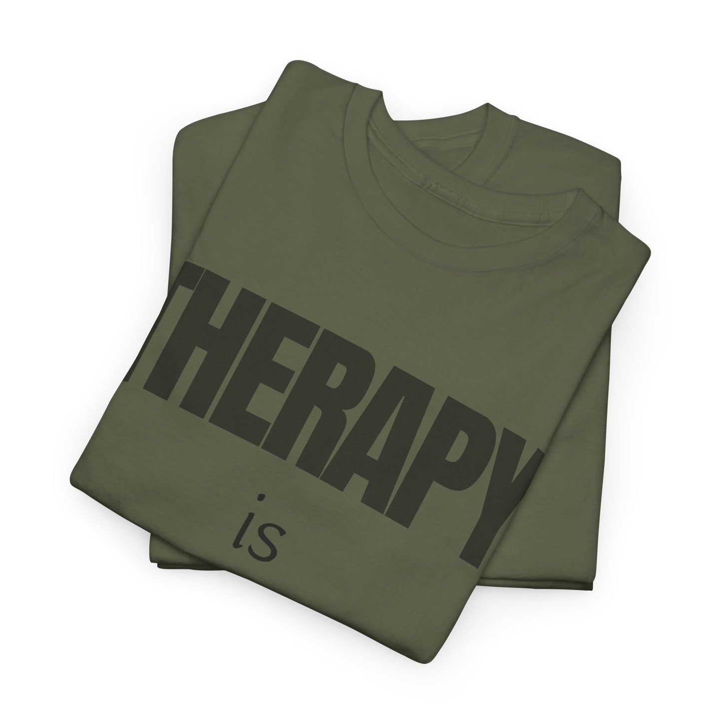 Therapy is Dope - Unisex Heavy Cotton Tee - Design A