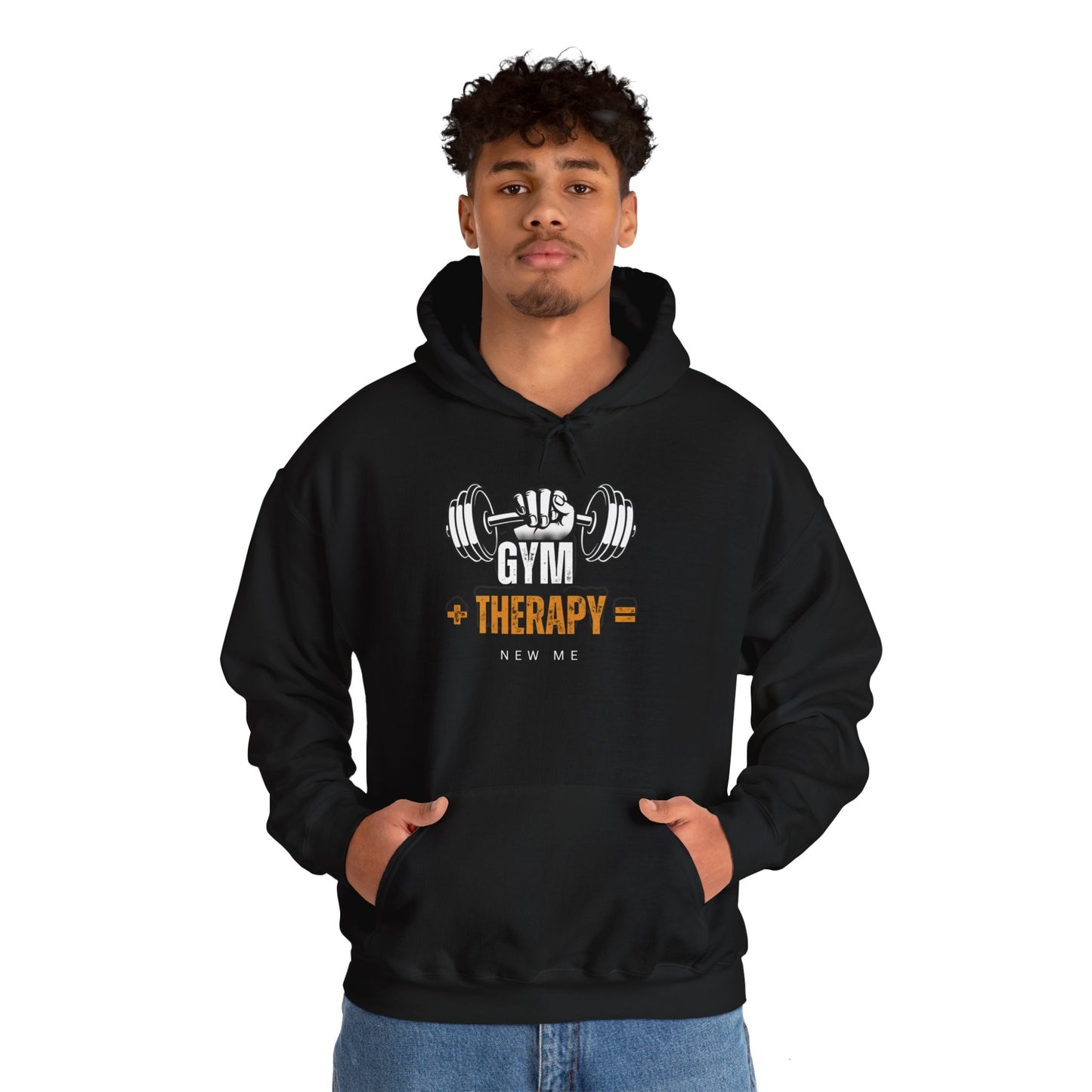 Gym is Therapy Unisex Hooded Sweatshirt