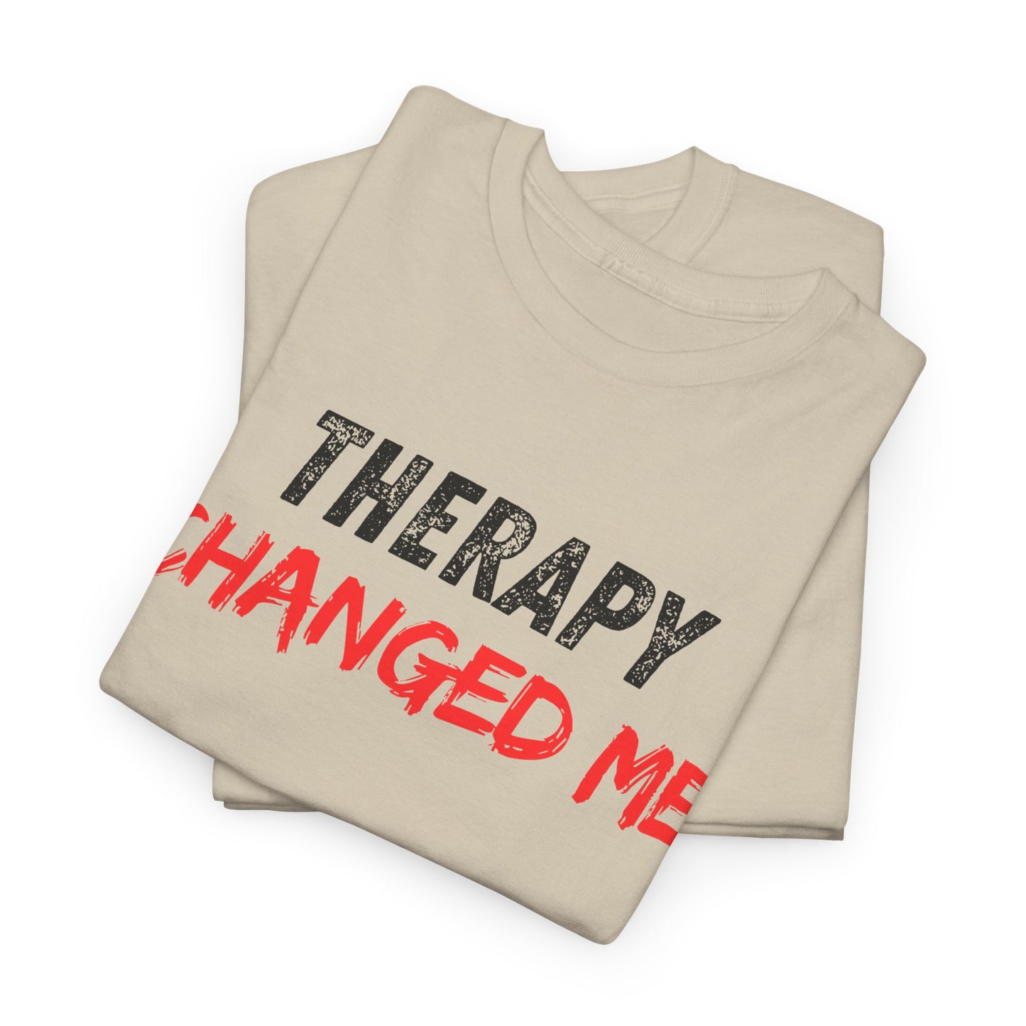 Therapy Changed Me - Unisex Heavy Cotton Tee