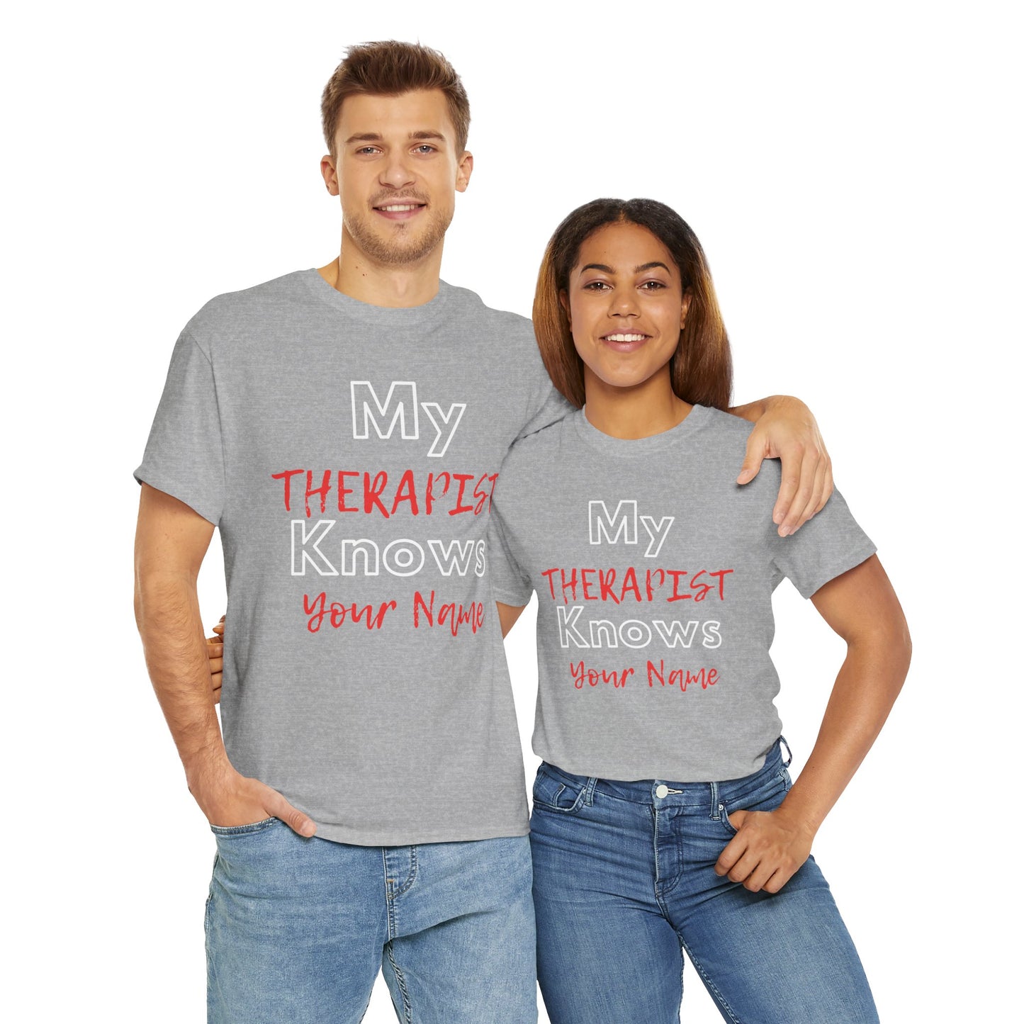 Therapist Knows - Unisex Heavy Cotton Tee