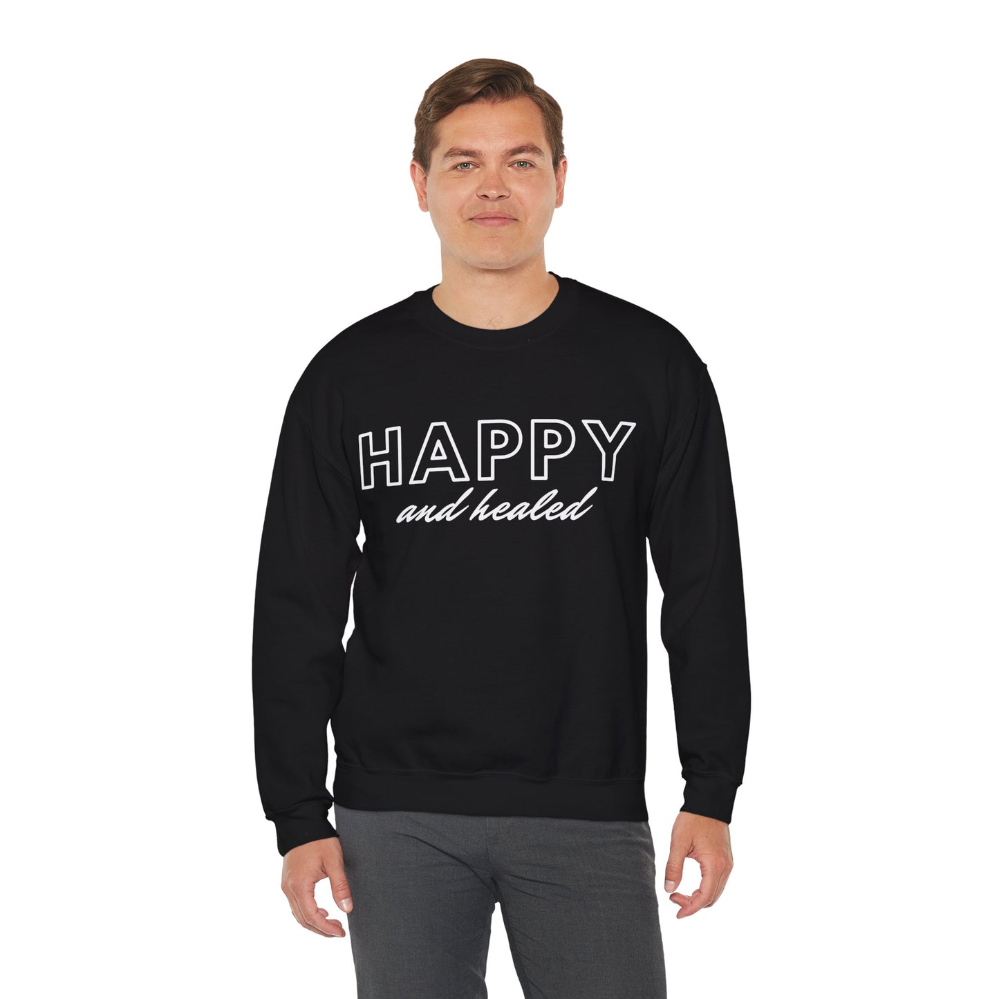 Happy and Healed - Crewneck Sweatshirt