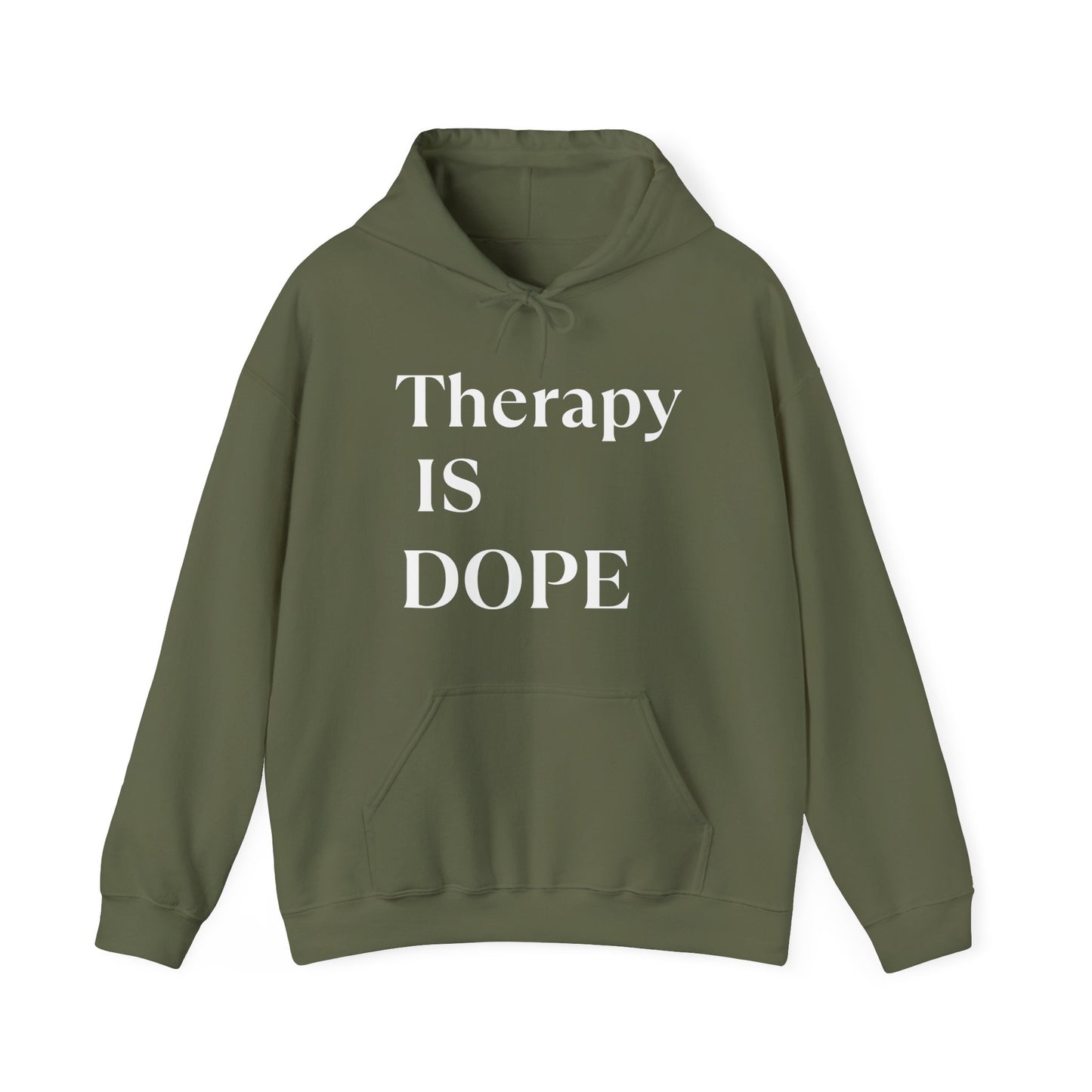 Therapy is Dope - Unisex Hoodie - Design B