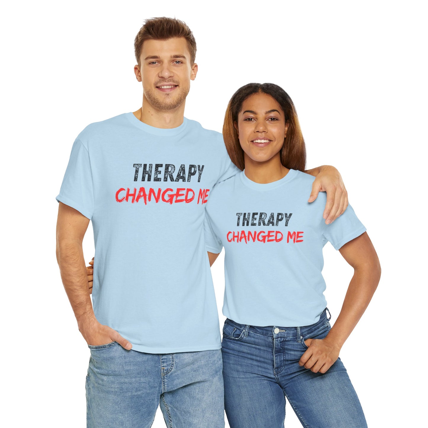 Therapy Changed Me - Unisex Heavy Cotton Tee