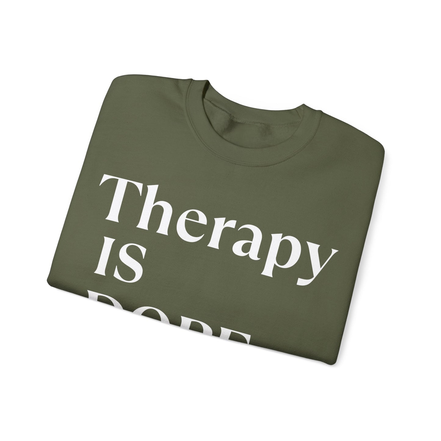 Therapy is Dope - Unisex - Crewneck Sweatshirt - Design B
