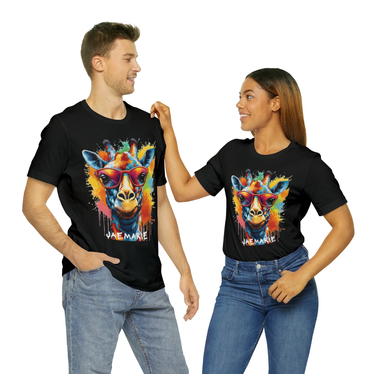 JaeMarie Giraffe - Unisex Short Sleeve Tee