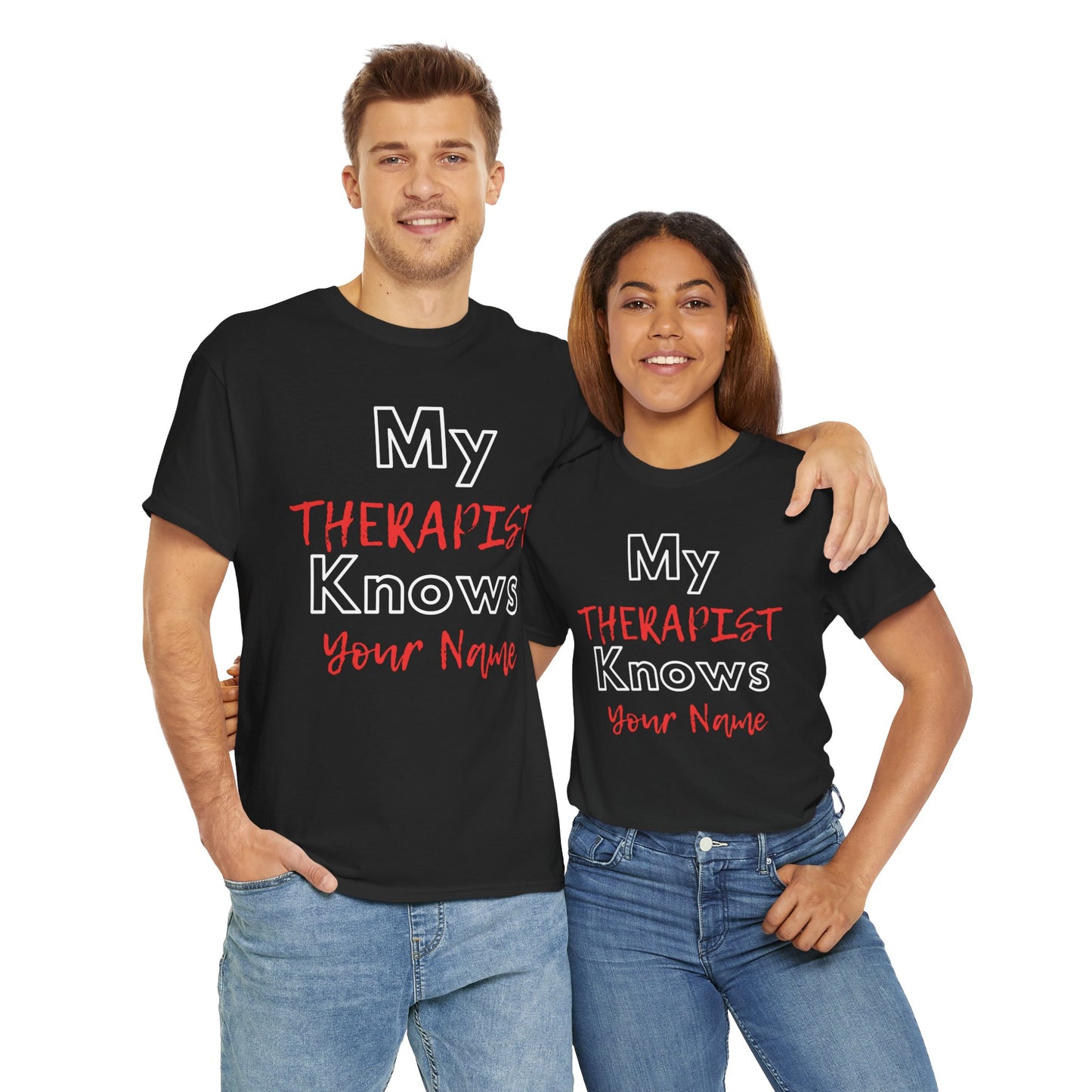 Therapist Knows - Unisex Heavy Cotton Tee