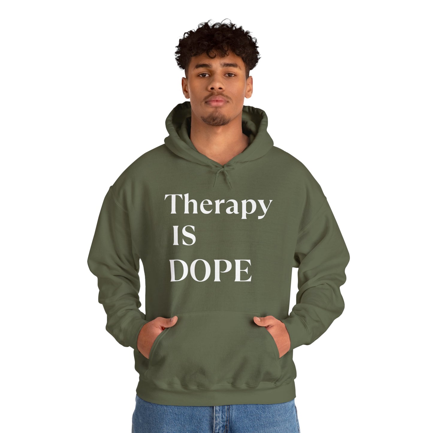 Therapy is Dope - Unisex Hoodie - Design B
