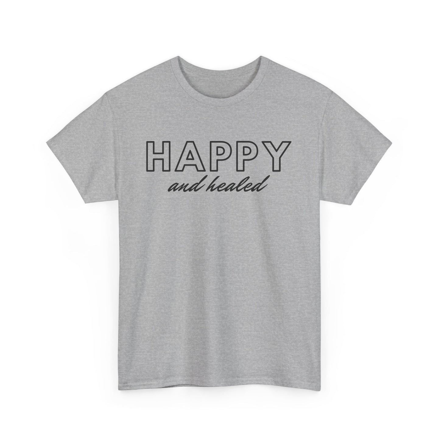 Happy and Healed - Unisex Heavy Cotton Tee