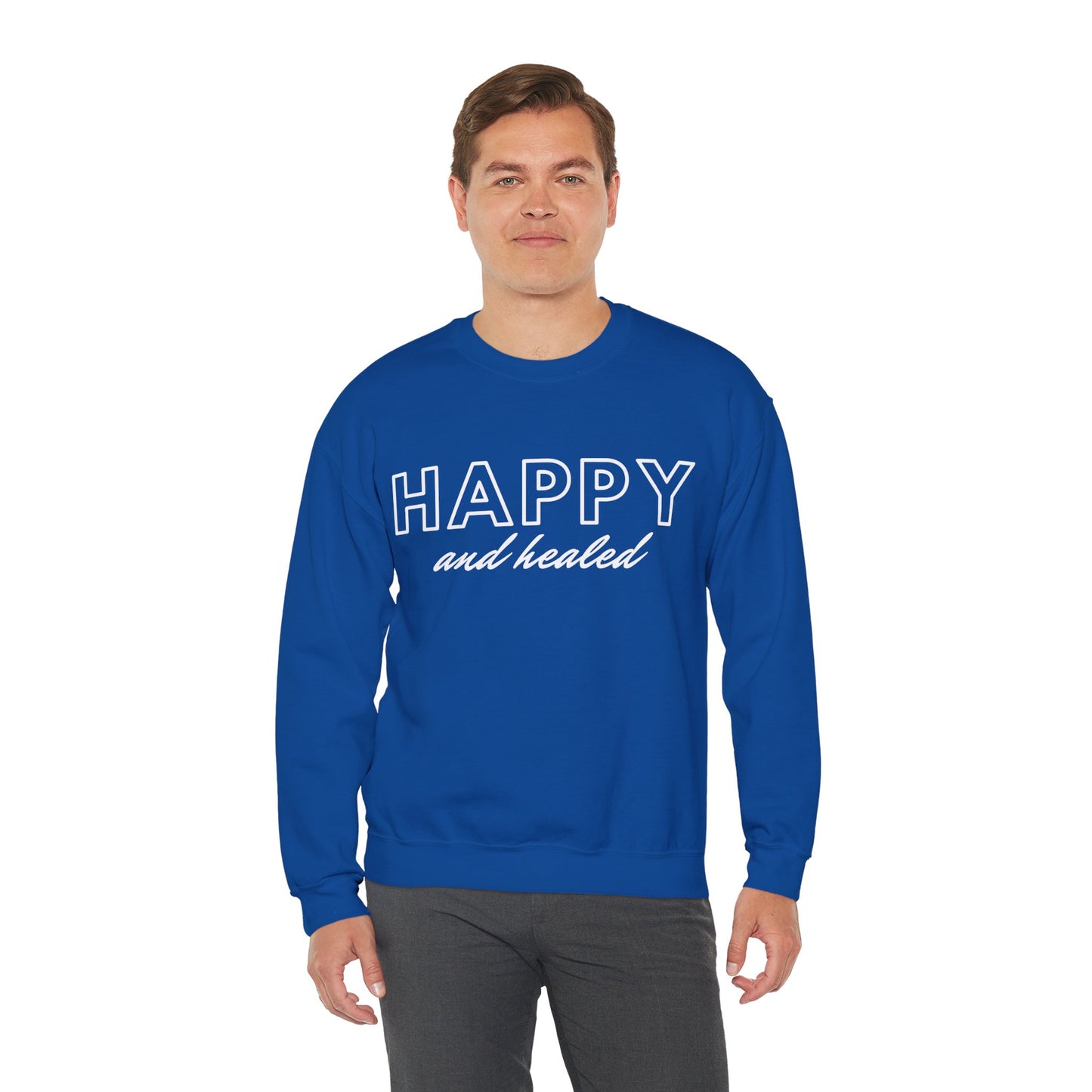 Happy and Healed - Crewneck Sweatshirt