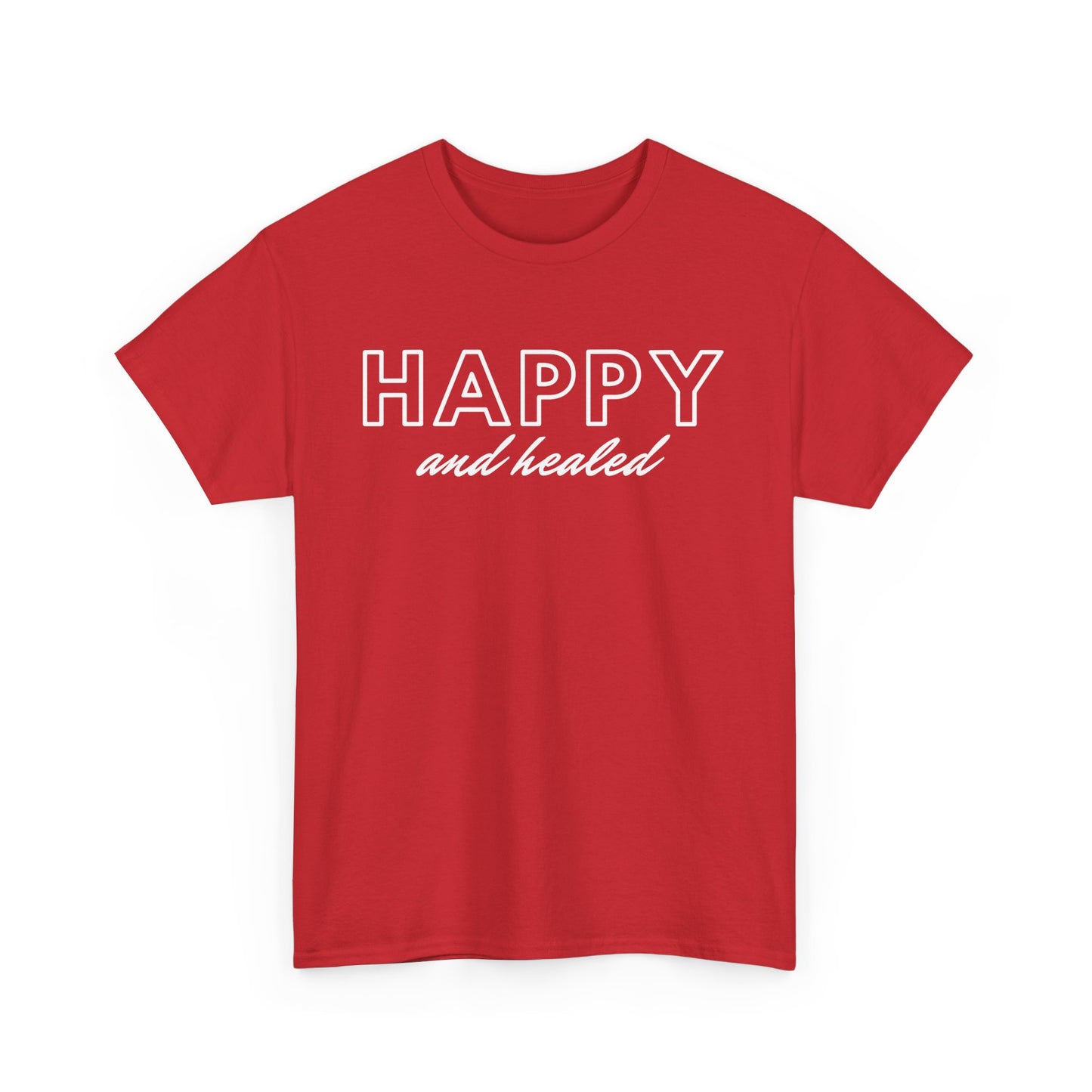 Happy and Healed - Unisex Heavy Cotton Tee