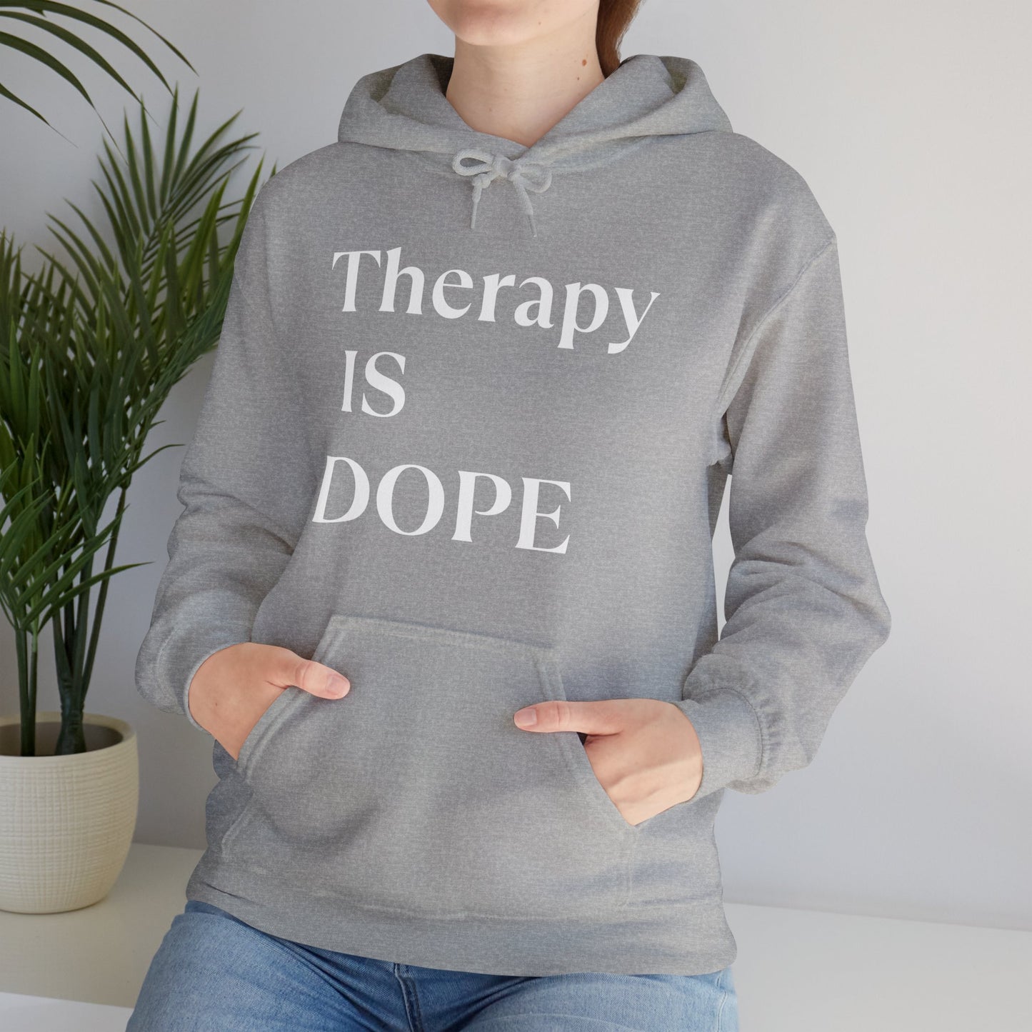 Therapy is Dope - Unisex Hoodie - Design B