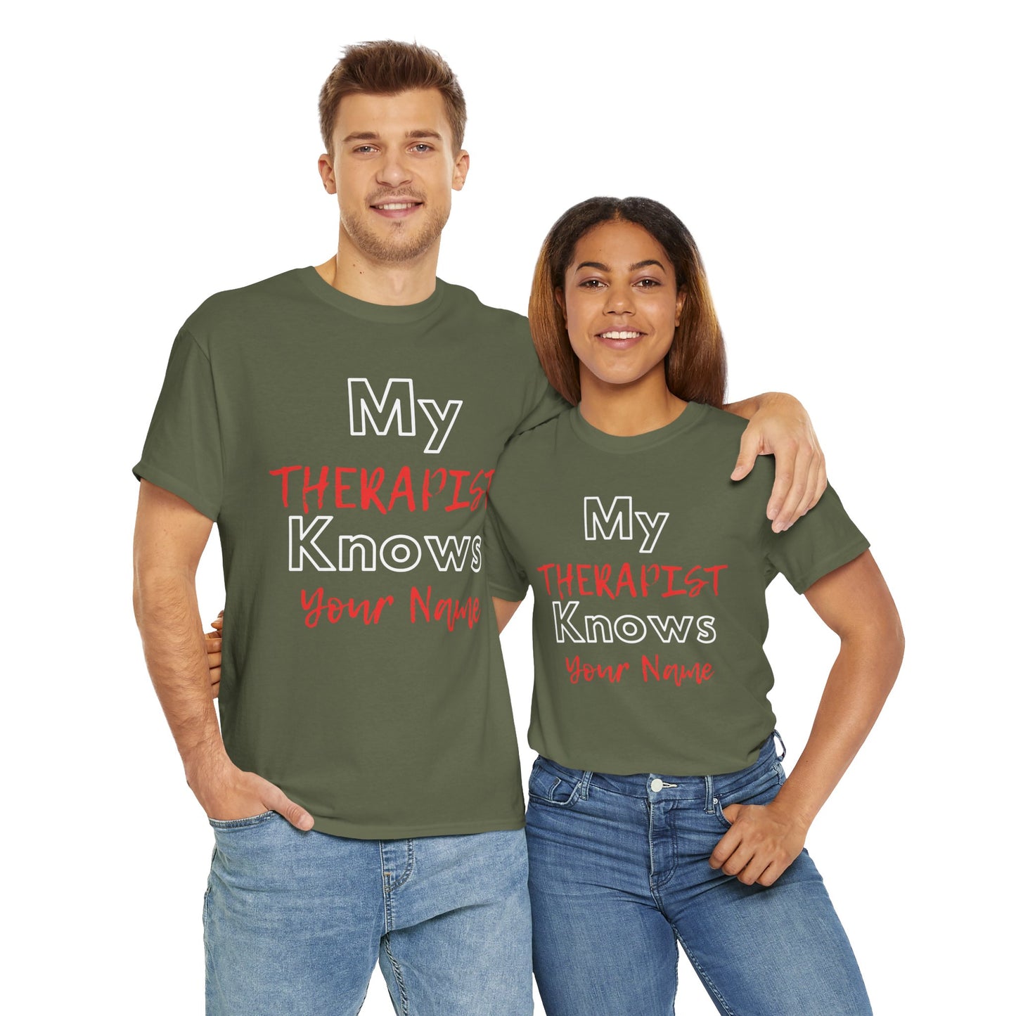 Therapist Knows - Unisex Heavy Cotton Tee