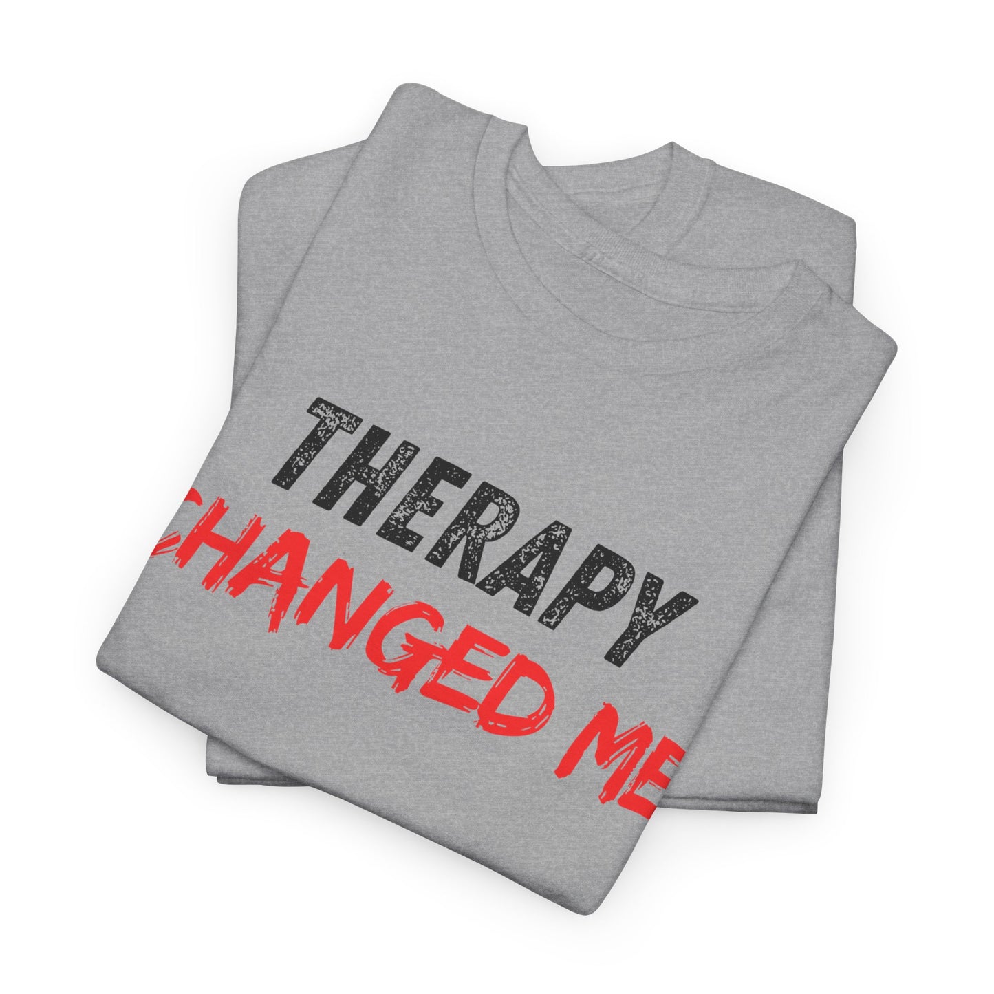 Therapy Changed Me - Unisex Heavy Cotton Tee