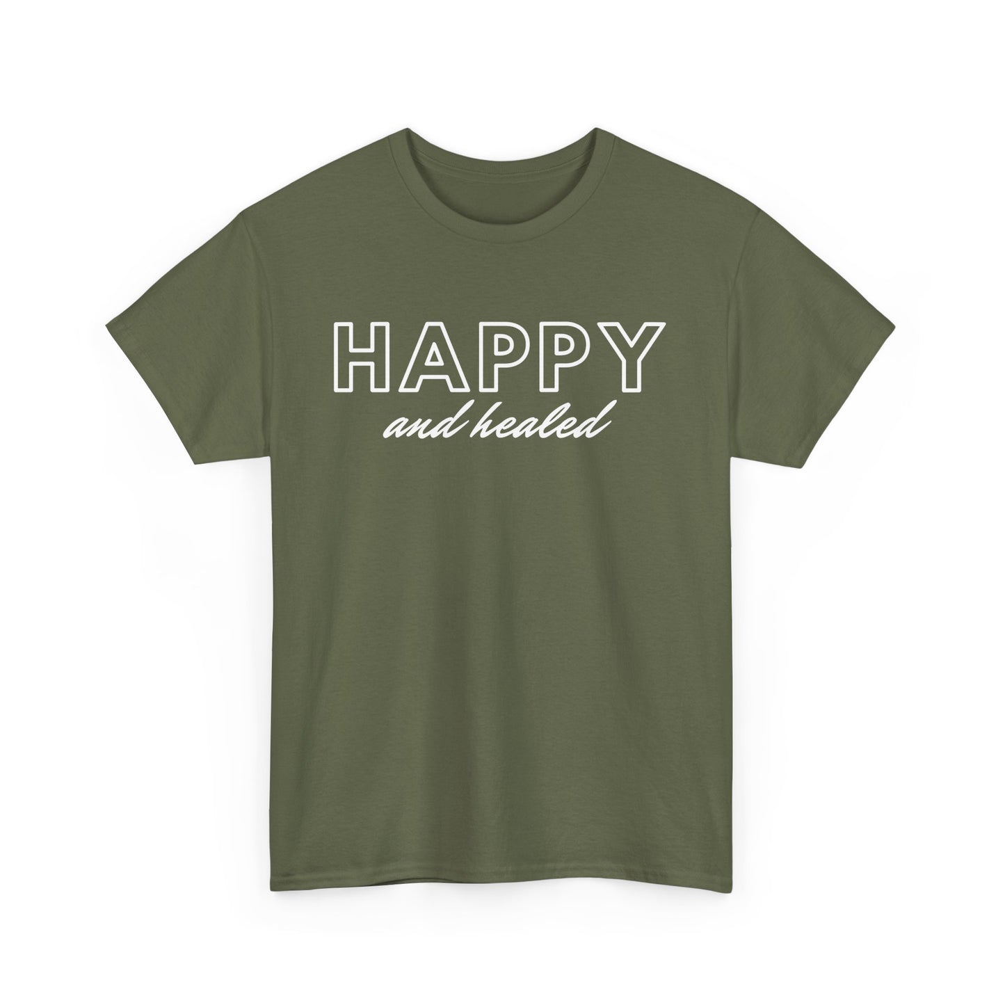 Happy and Healed - Unisex Heavy Cotton Tee