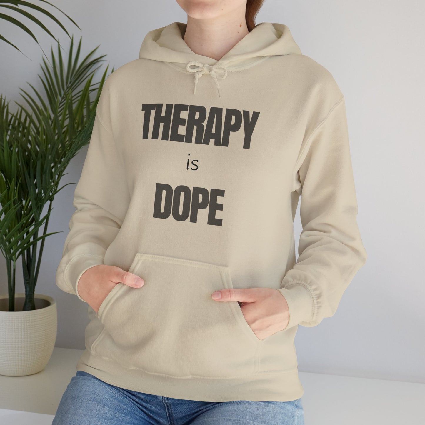 Therapy is Dope - Unisex Hoodie - Design A