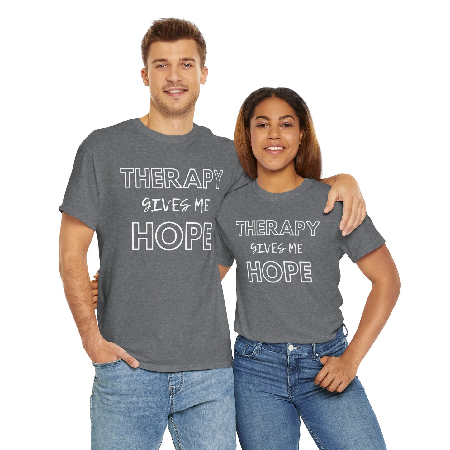 Therapy Gives Me Hope - Unisex Short Sleeve Tee