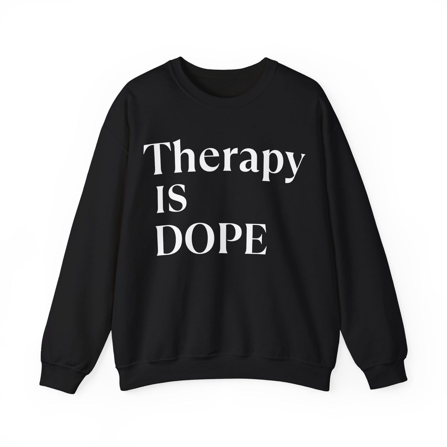 Therapy is Dope - Unisex - Crewneck Sweatshirt - Design B