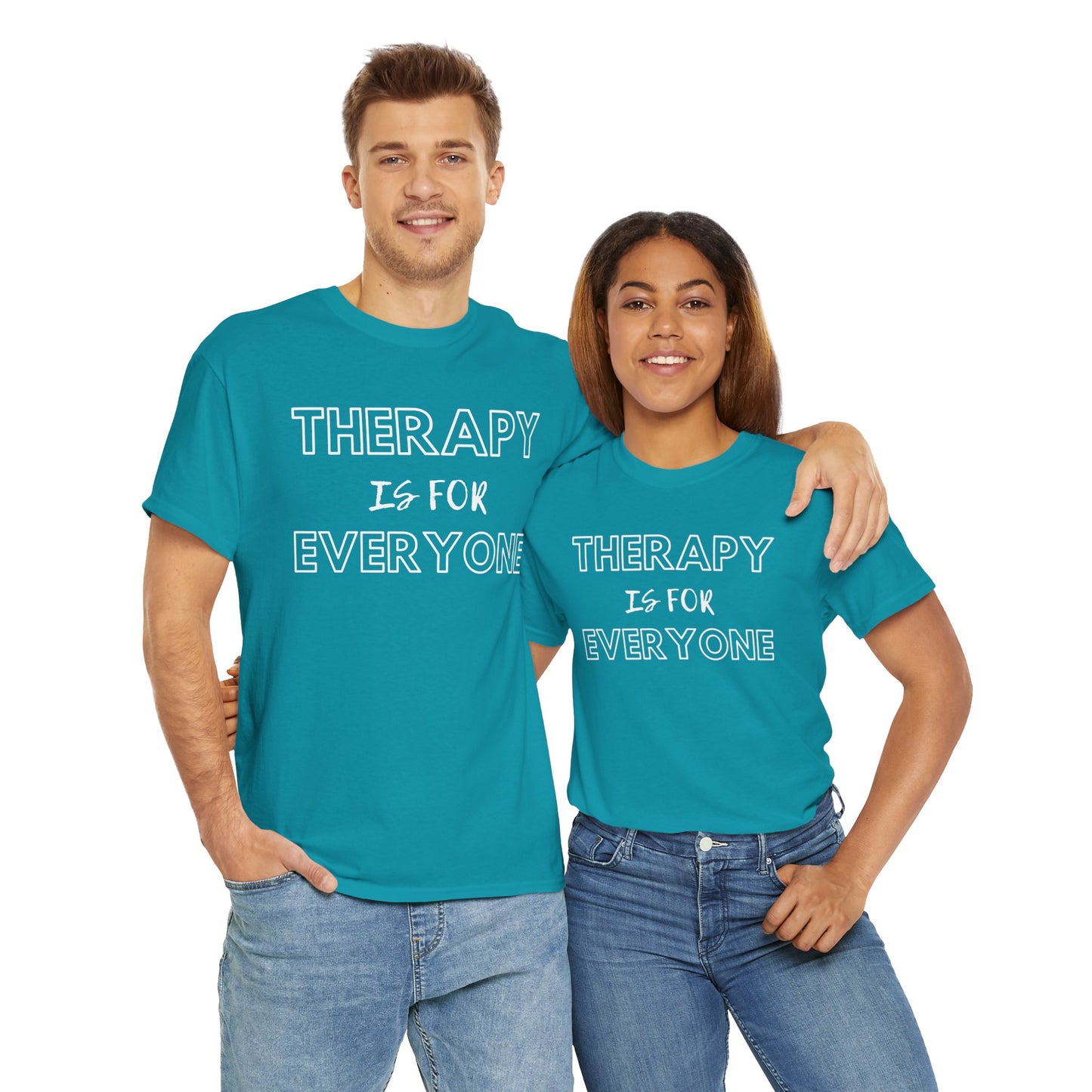 Therapy is for Everyone - Unisex Heavy Cotton Tee