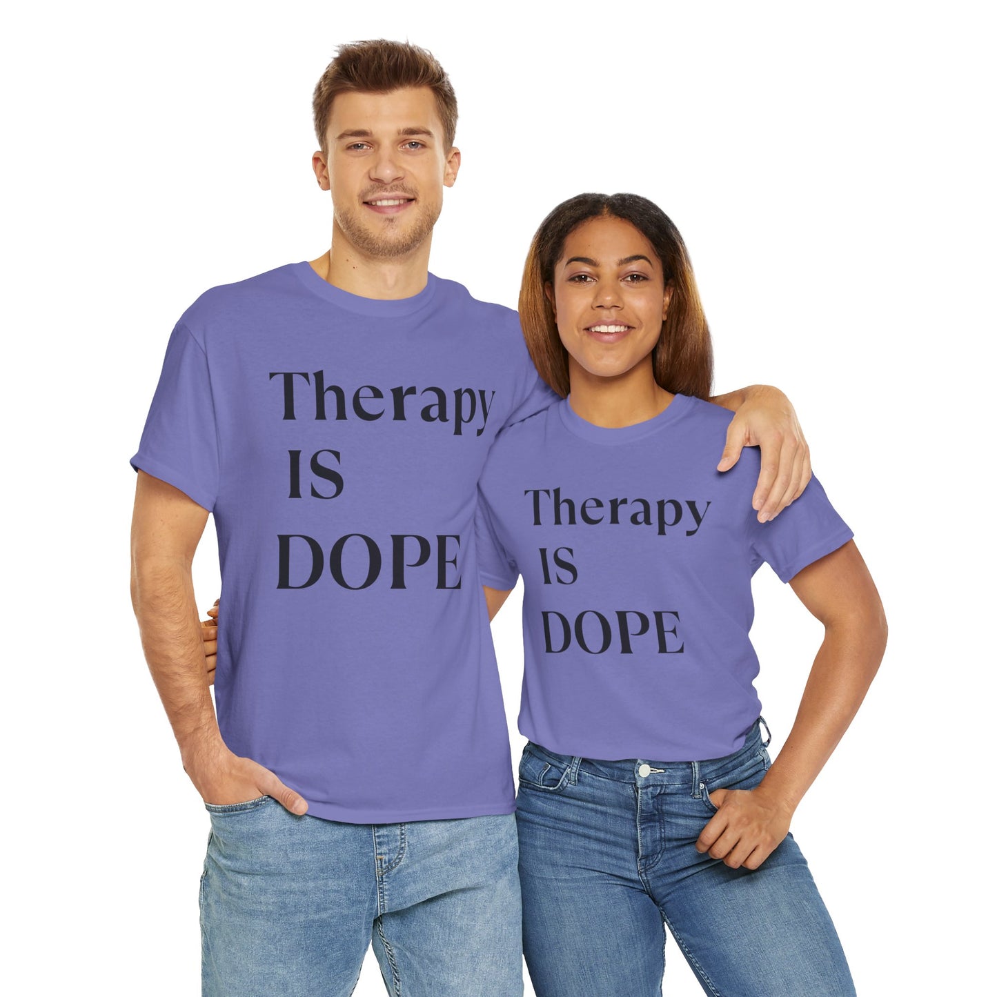 Therapist Knows - Unisex Heavy Cotton Tee - Design B