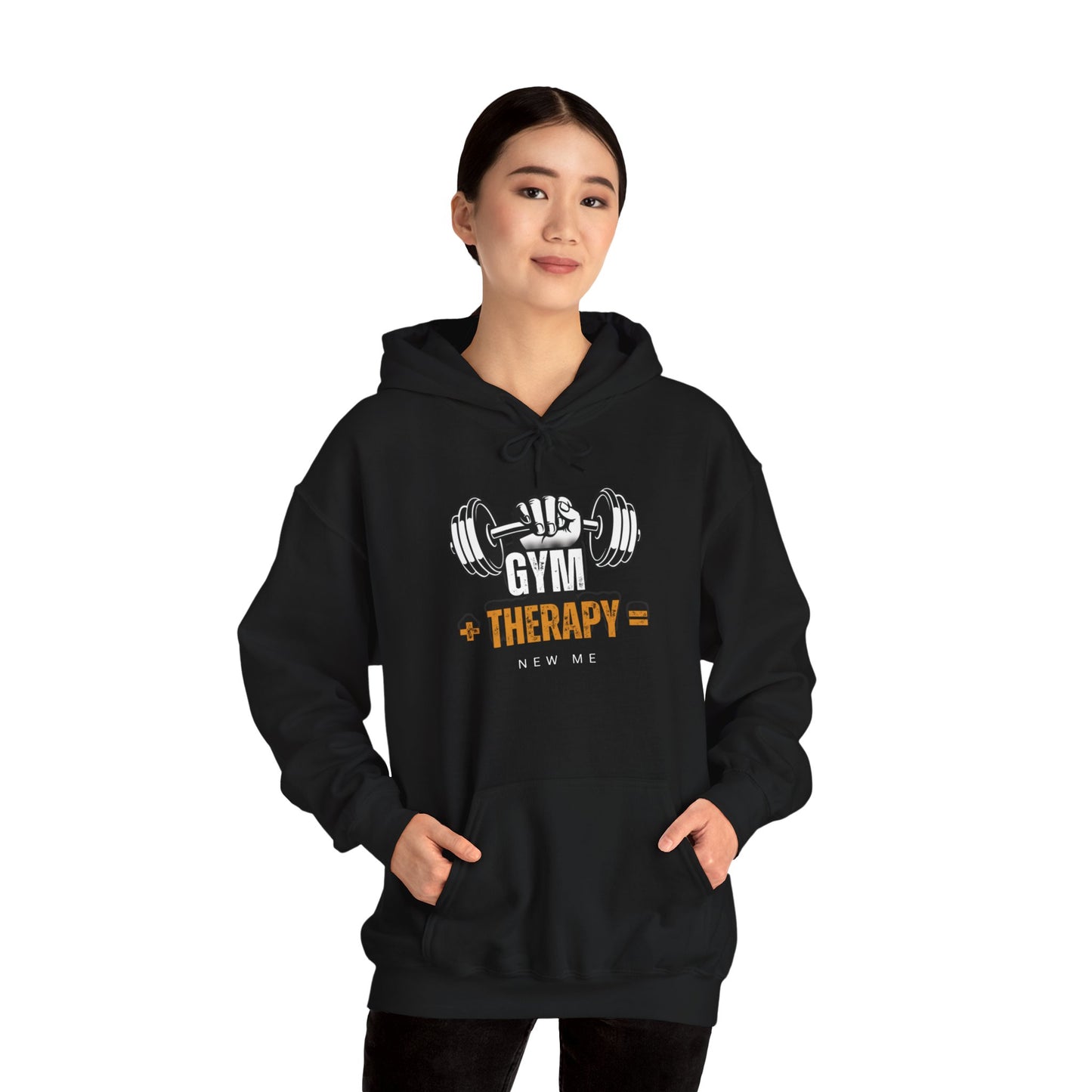 Gym is Therapy Unisex Hooded Sweatshirt