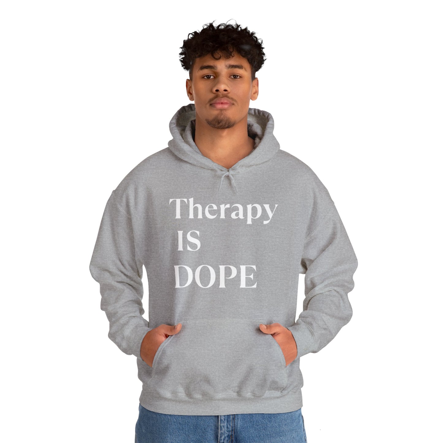 Therapy is Dope - Unisex Hoodie - Design B