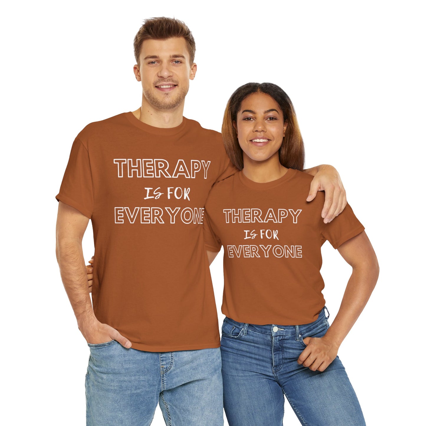 Therapy is for Everyone - Unisex Heavy Cotton Tee