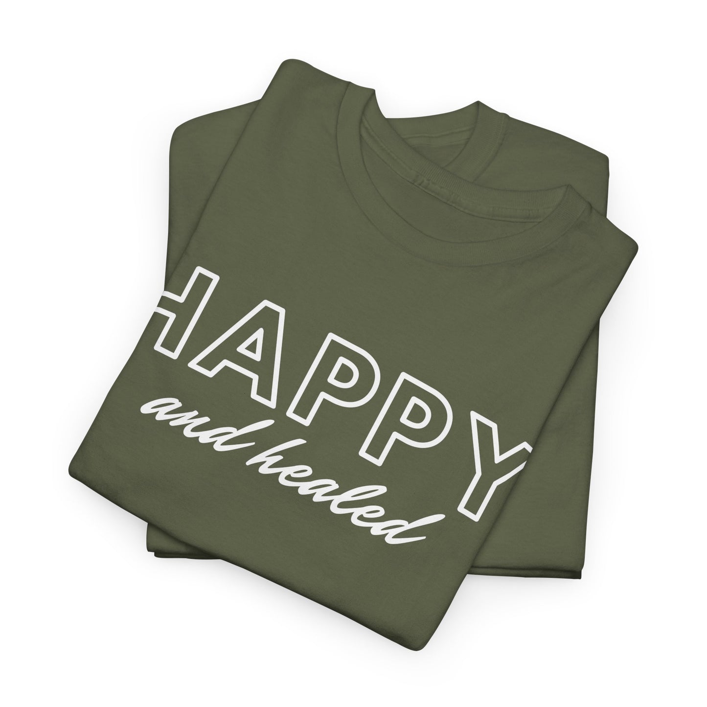 Happy and Healed - Unisex Heavy Cotton Tee