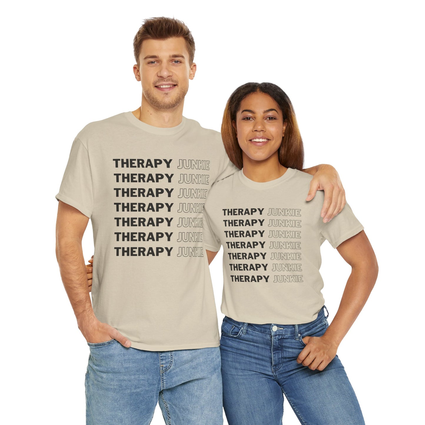 Therapy Junkie - Unisex Heavy Cotton Tee