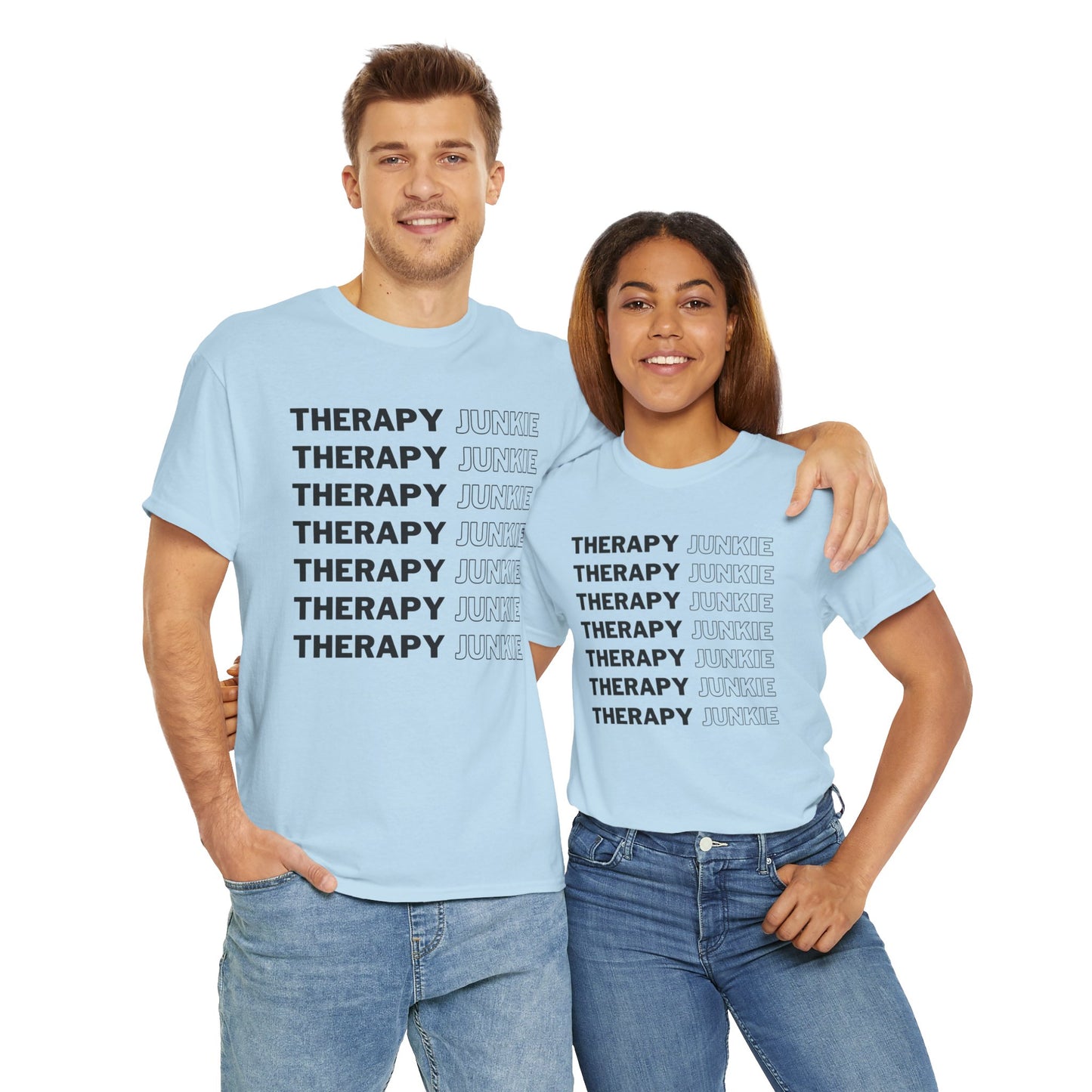 Therapy Junkie - Unisex Heavy Cotton Tee