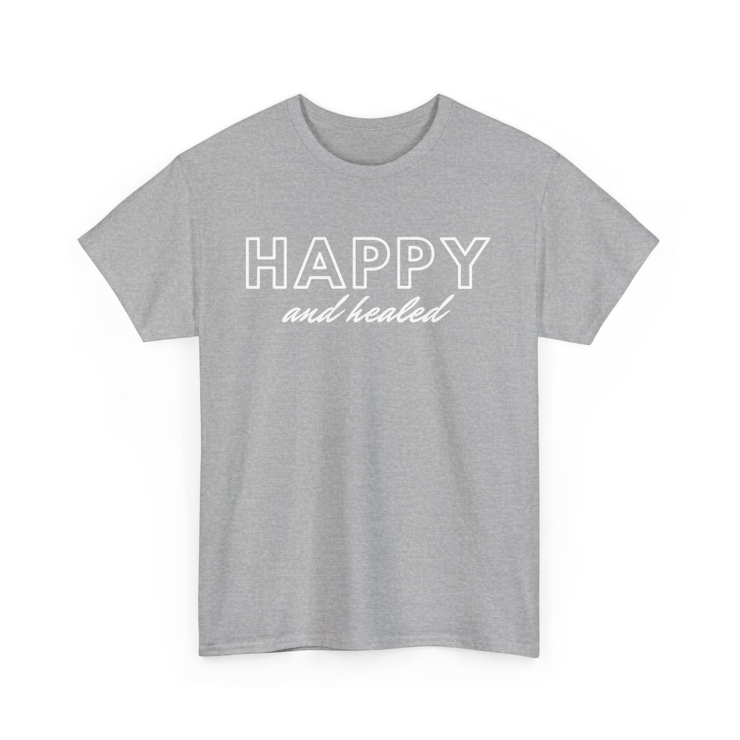 Happy and Healed - Unisex Heavy Cotton Tee