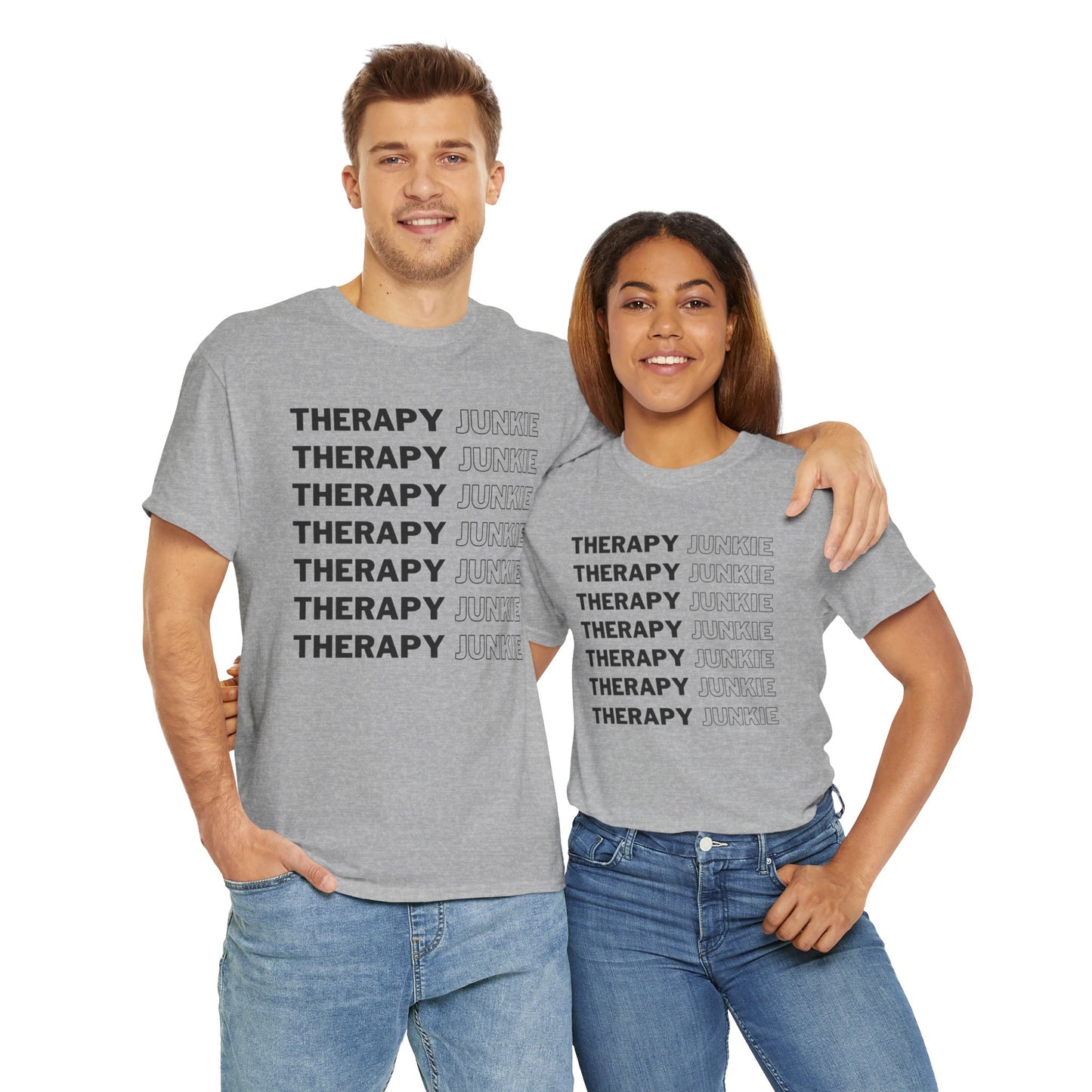 Therapy Junkie - Unisex Heavy Cotton Tee