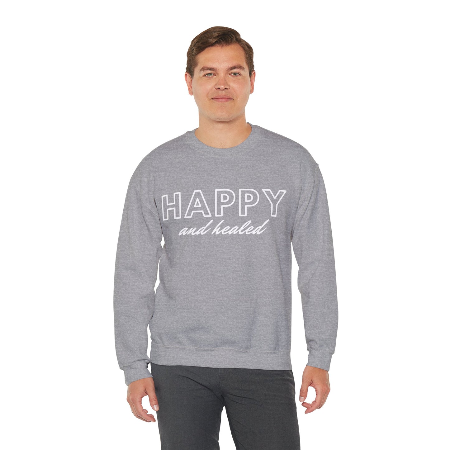 Happy and Healed - Crewneck Sweatshirt