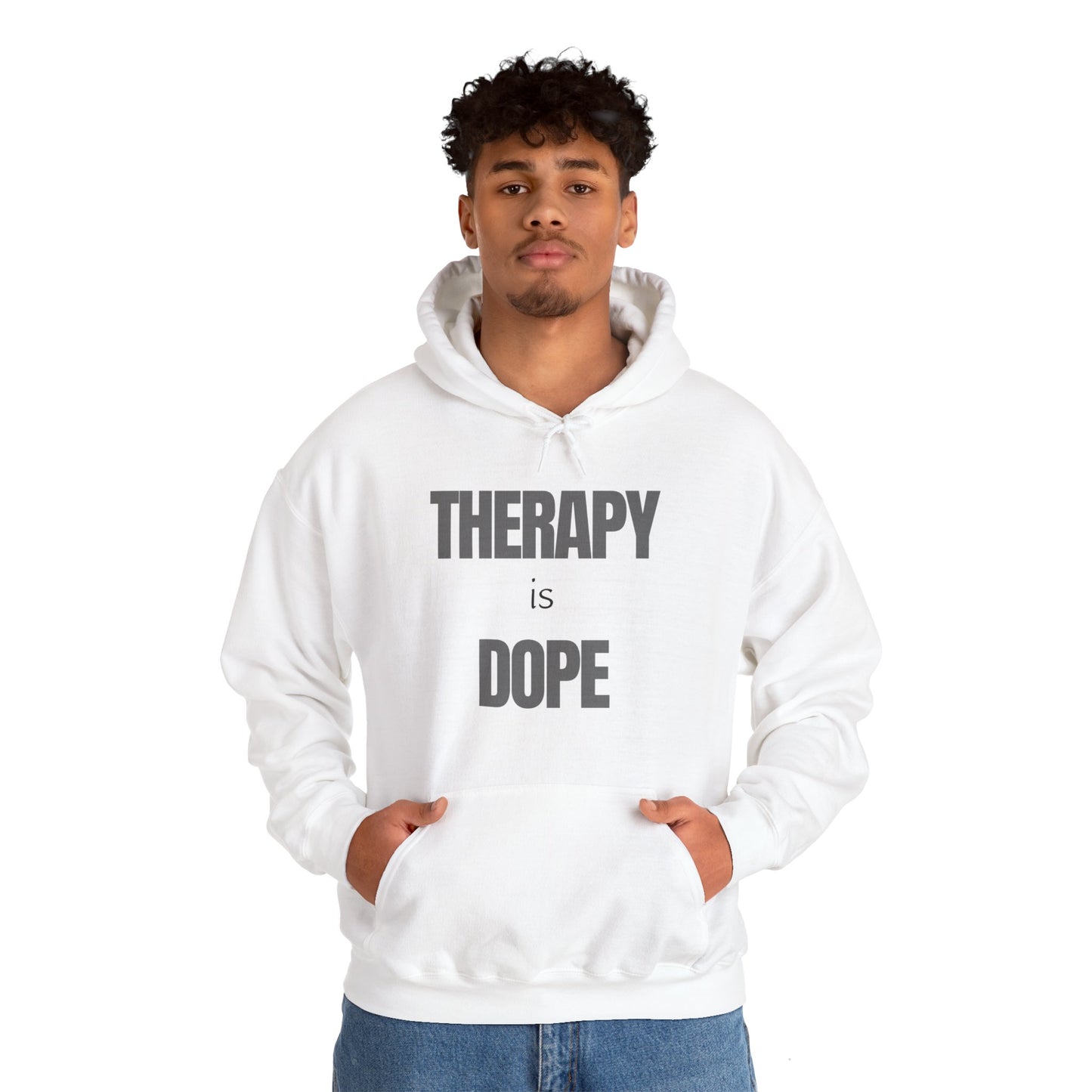 Therapy is Dope - Unisex Hoodie - Design A