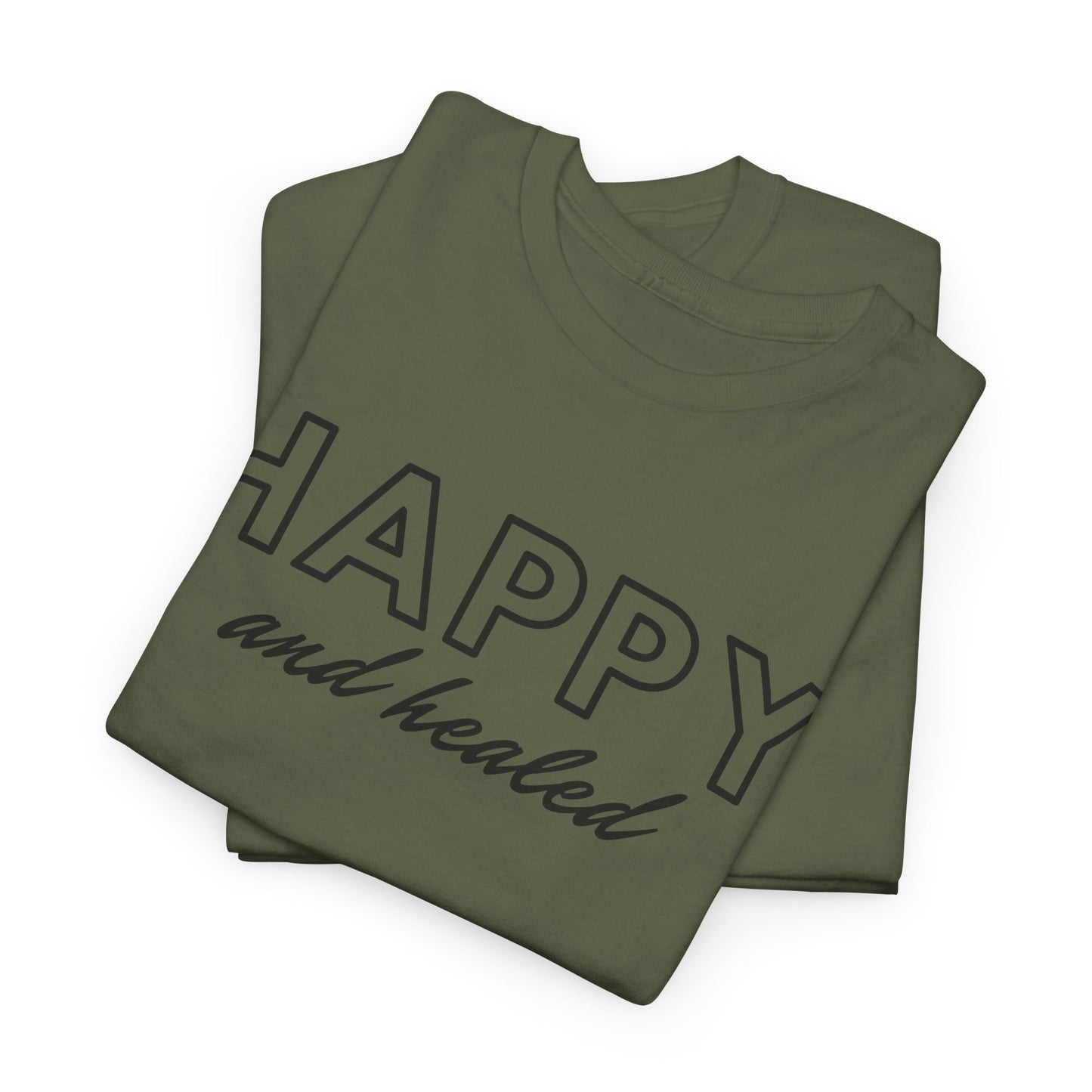 Happy and Healed - Unisex Heavy Cotton Tee