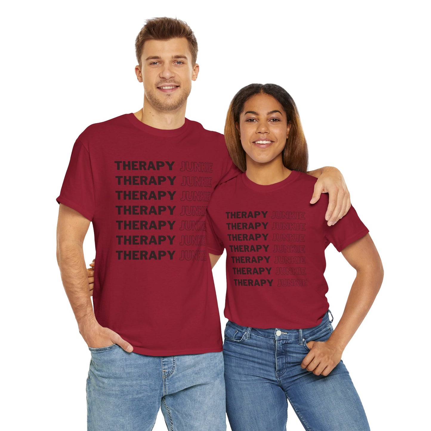 Therapy Junkie - Unisex Heavy Cotton Tee