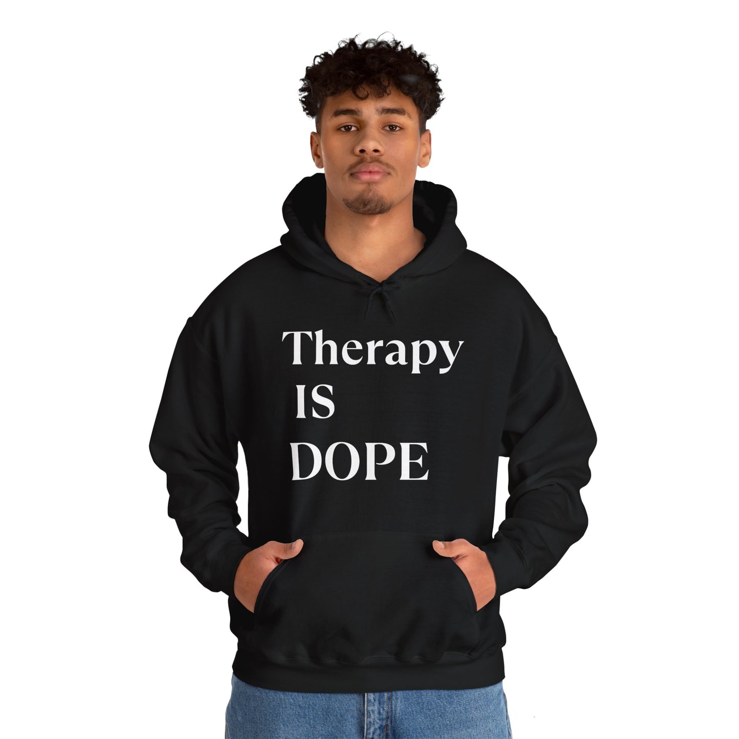 Therapy is Dope - Unisex Hoodie - Design B