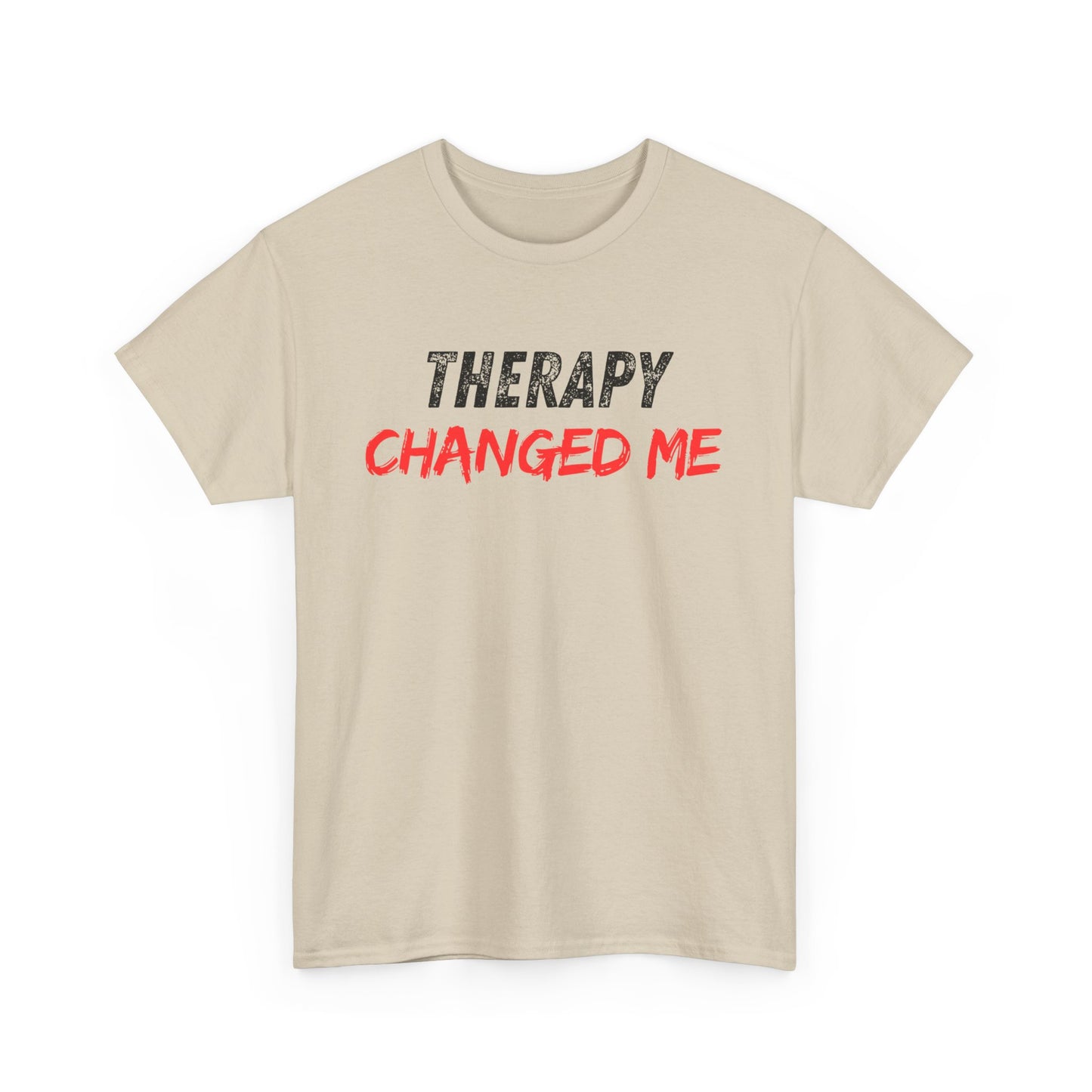 Therapy Changed Me - Unisex Heavy Cotton Tee
