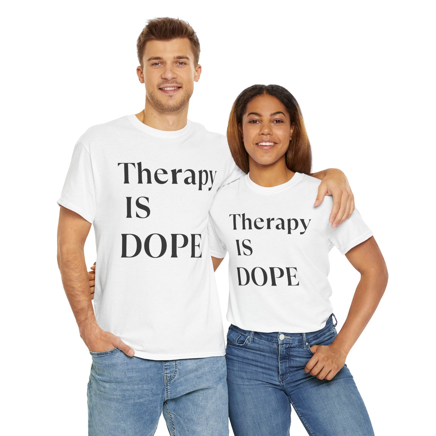 Therapist Knows - Unisex Heavy Cotton Tee - Design B