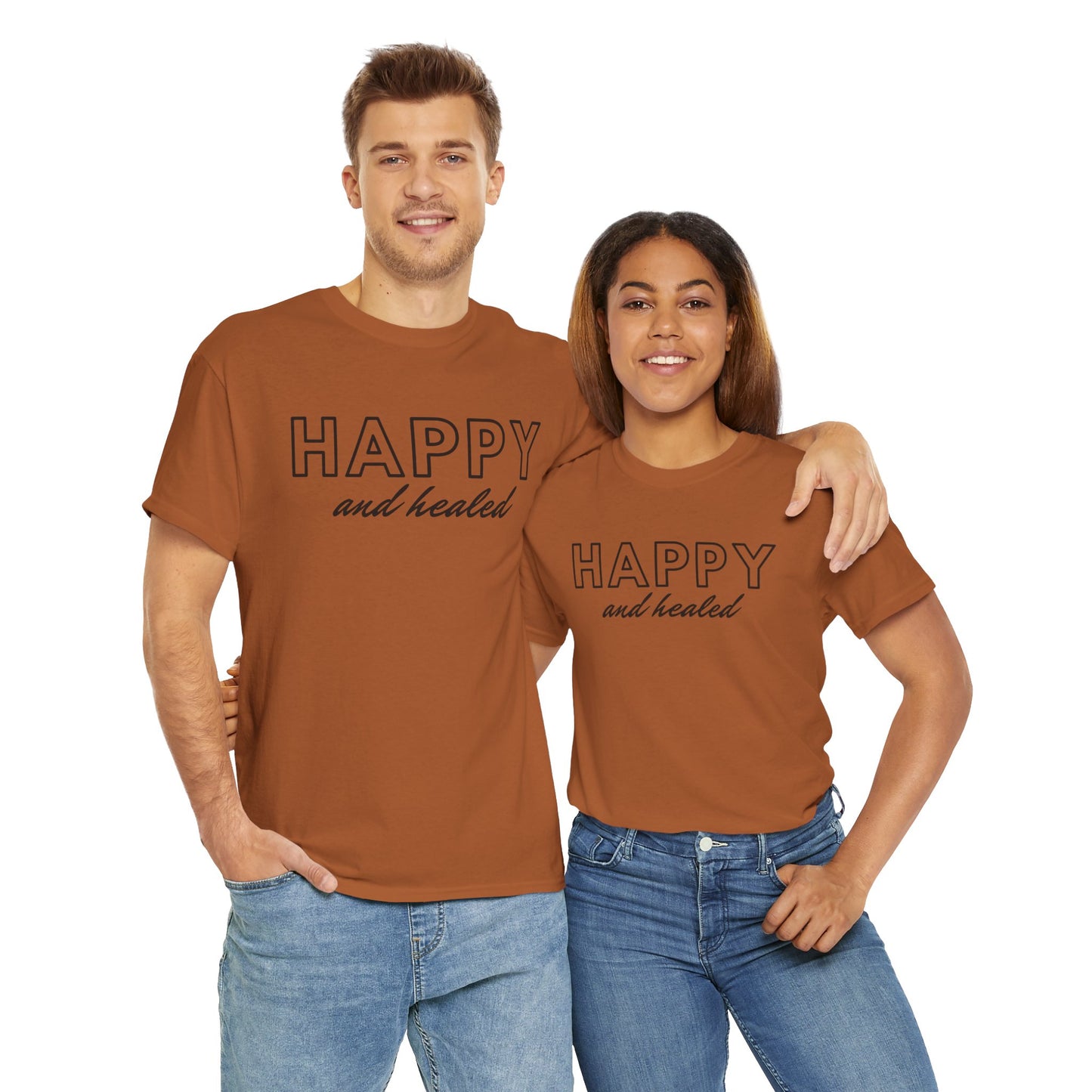 Happy and Healed - Unisex Heavy Cotton Tee