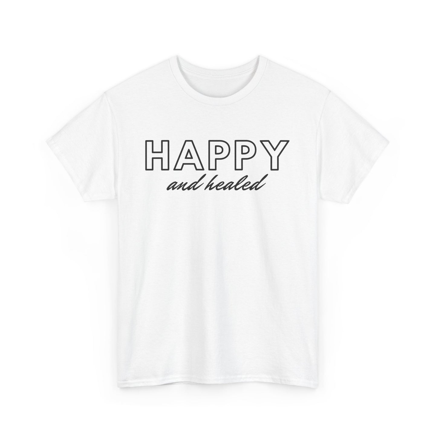 Happy and Healed - Unisex Heavy Cotton Tee