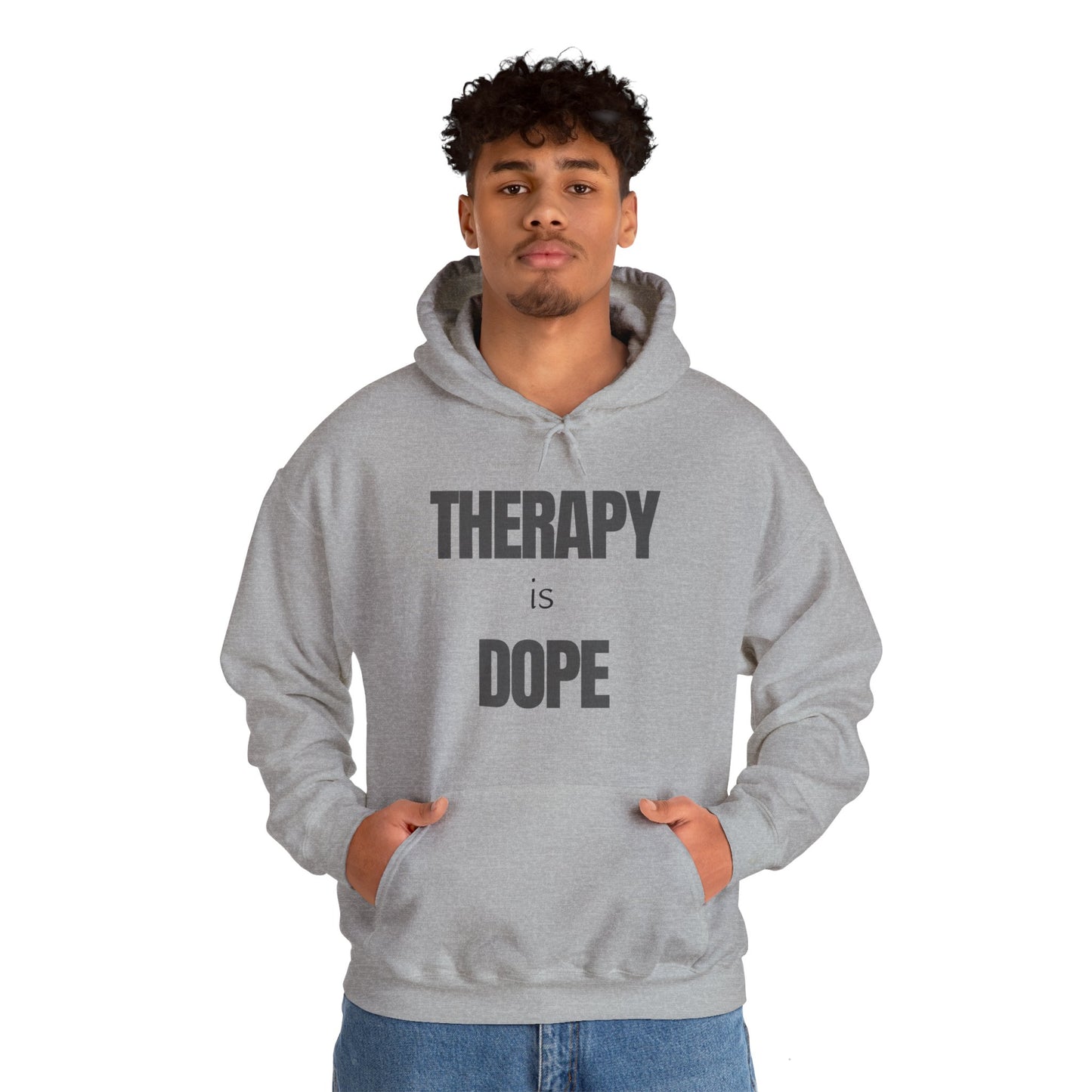 Therapy is Dope - Unisex Hoodie - Design A
