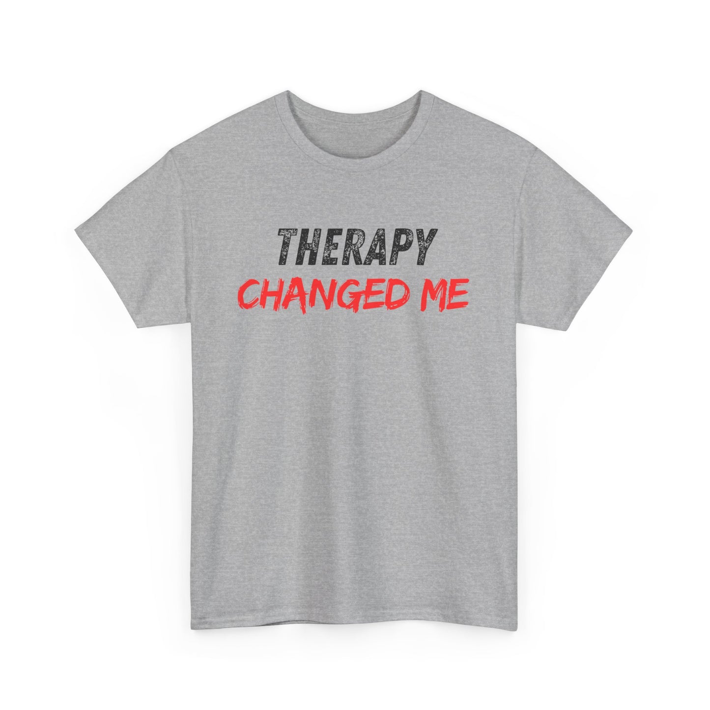 Therapy Changed Me - Unisex Heavy Cotton Tee