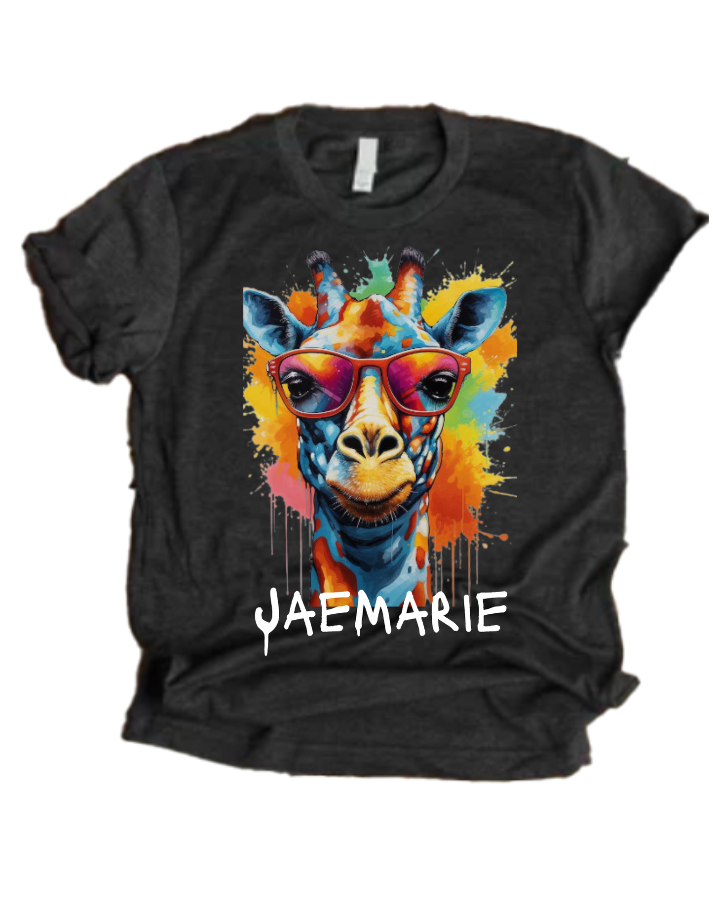 JaeMarie Giraffe - Unisex Short Sleeve Tee