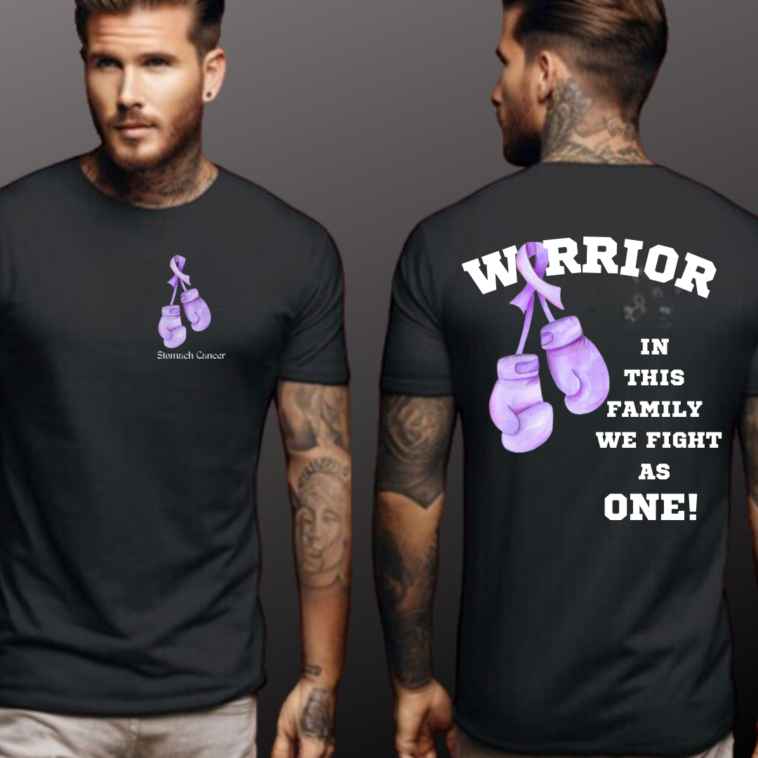Stomach Cancer Warrior - The Tiffany Alexis Design - Unisex Short Sleeve Tee