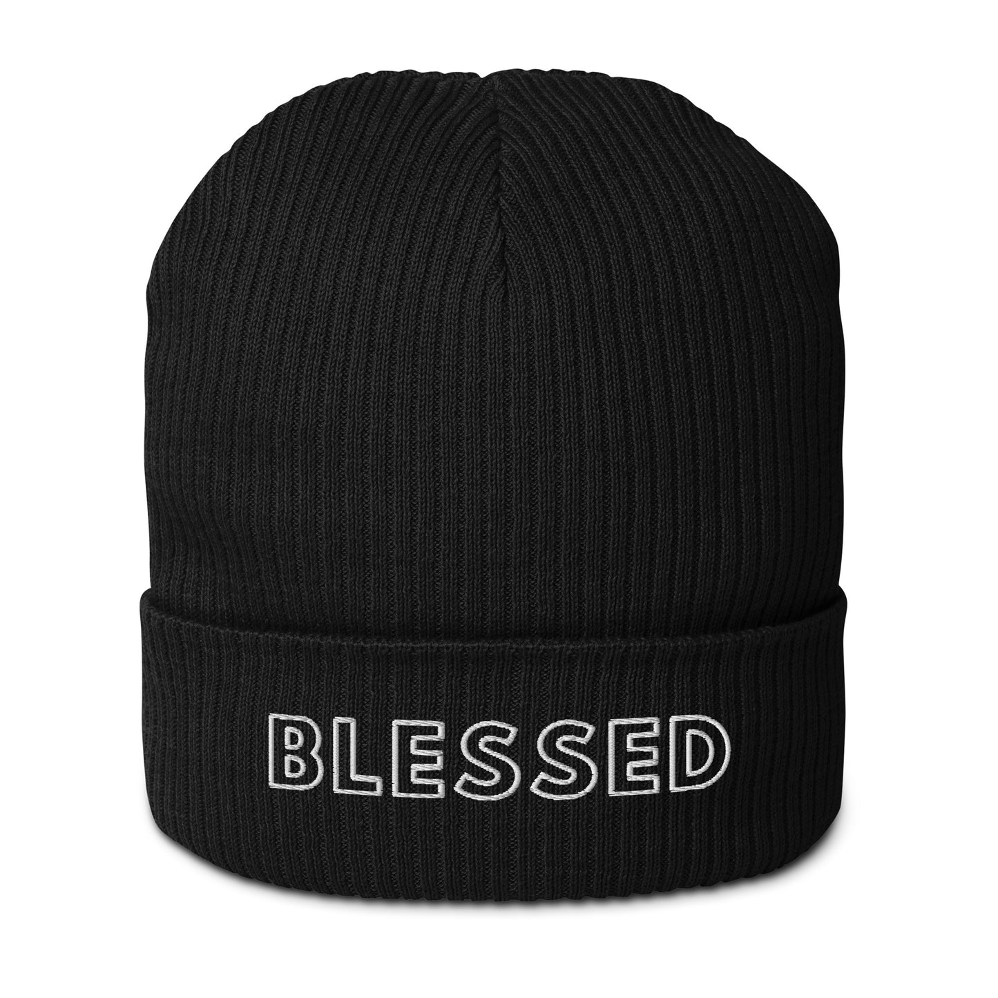 Organic ribbed beanie