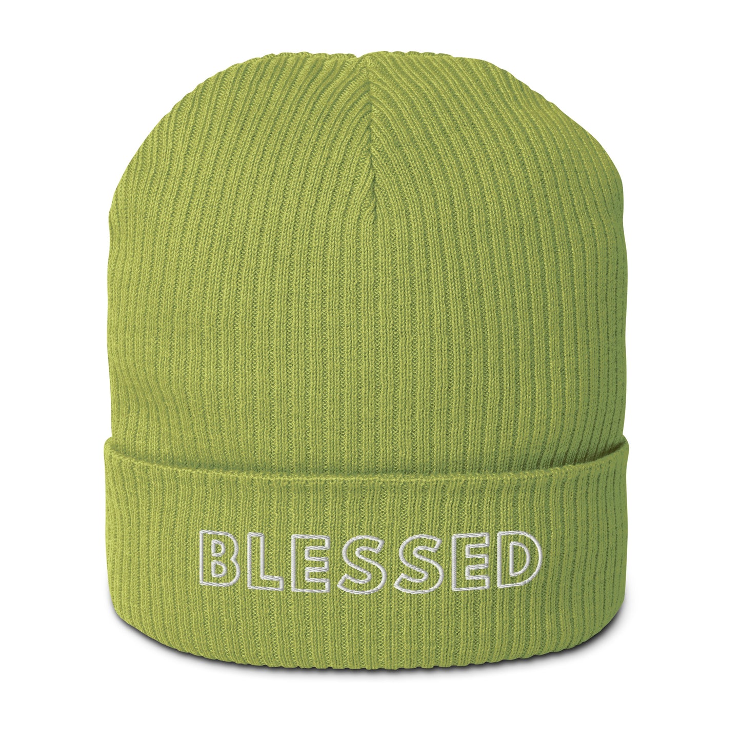 Organic ribbed beanie