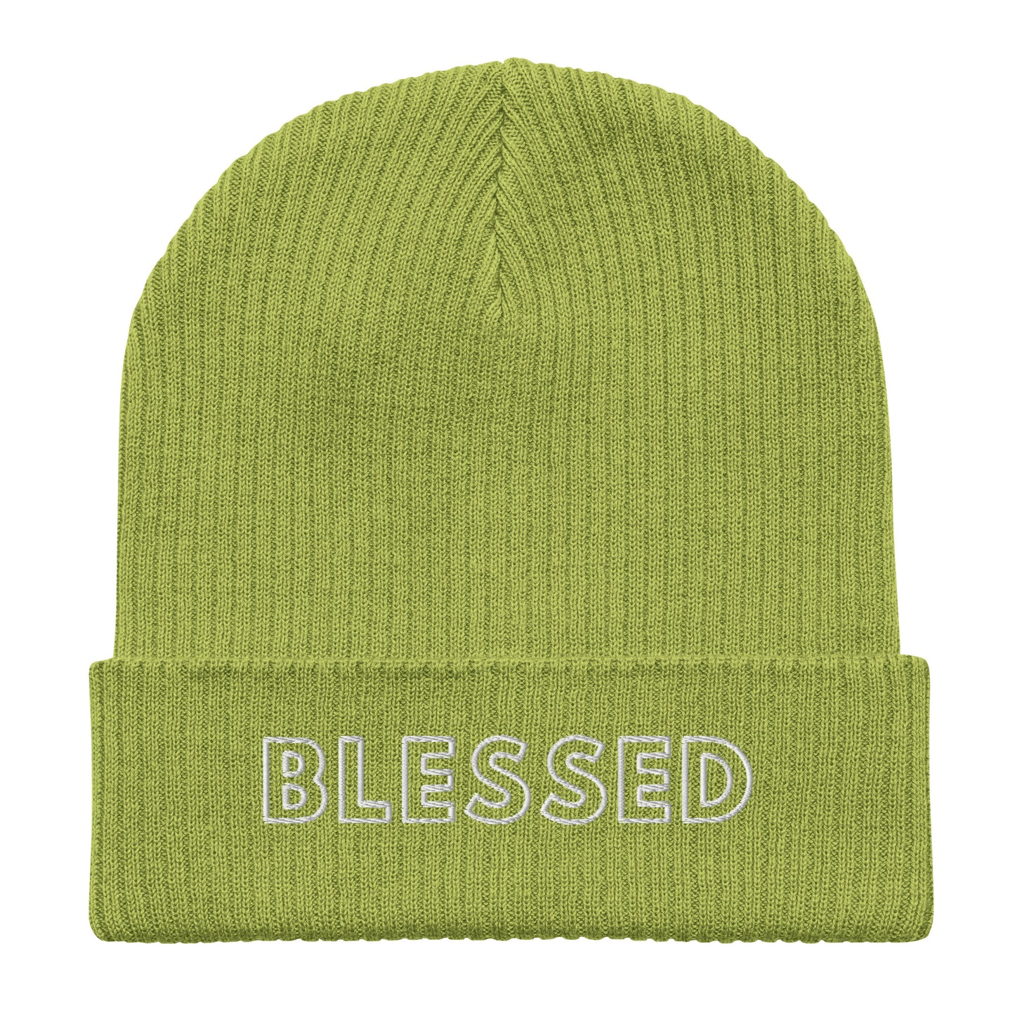 Organic ribbed beanie