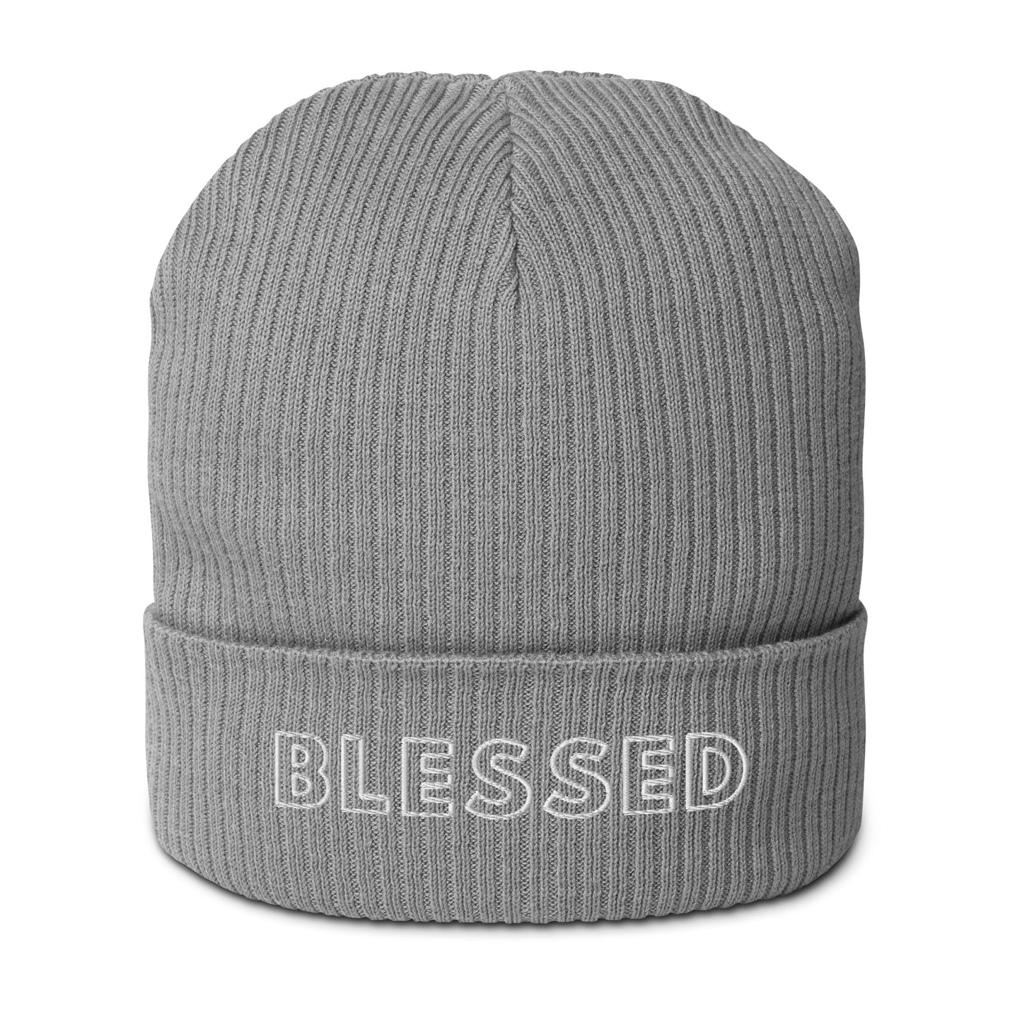Organic ribbed beanie